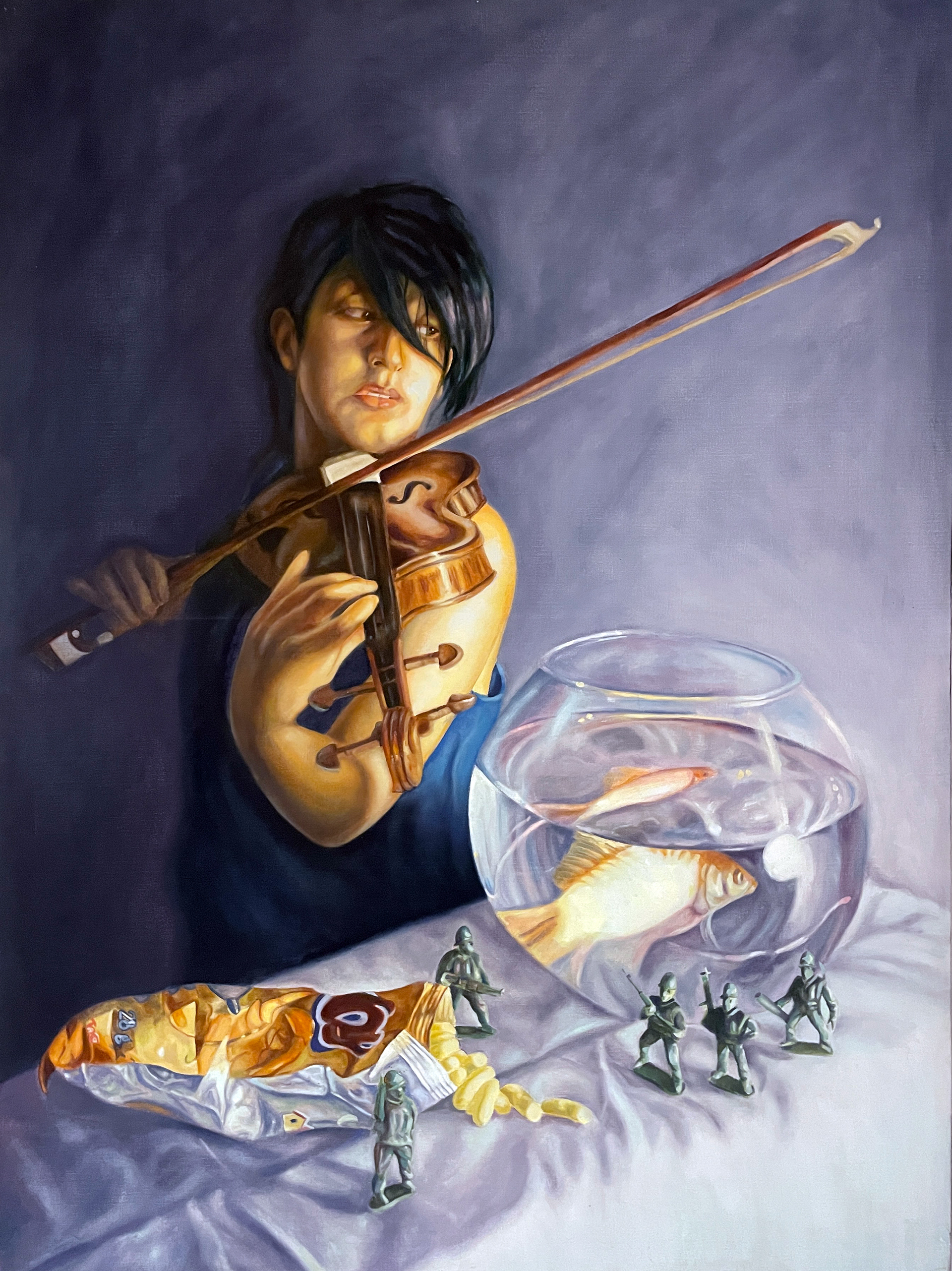 Sieged Harmony · Oil on canvas , 60 x 80 cm , 2007