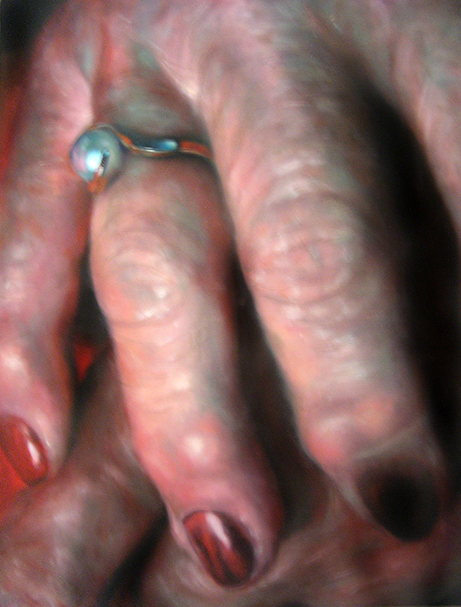 Touching time · Oil on canvas , 60 x 80 cm , 2008