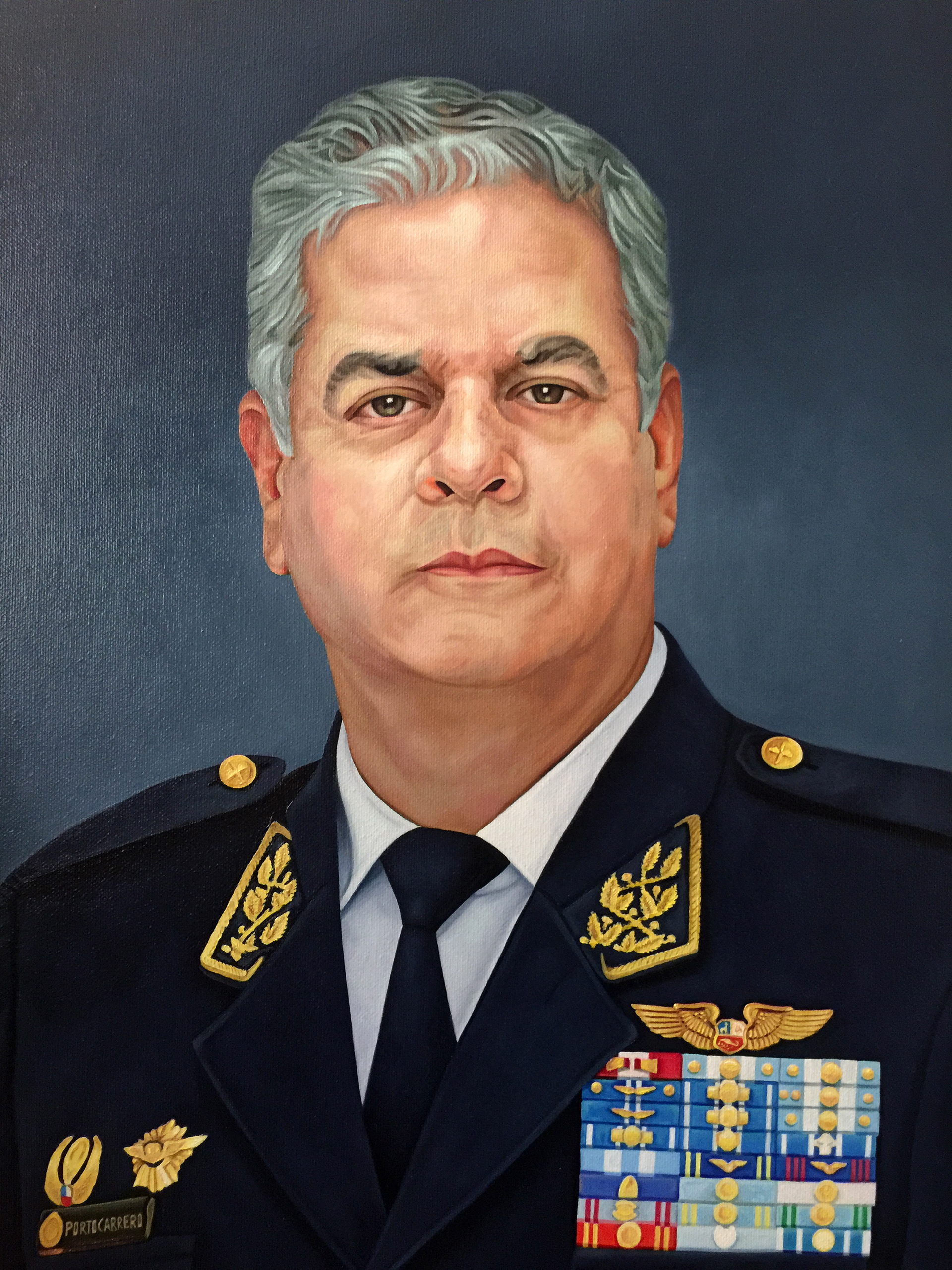 General 3 (FAP) · Oil on canvas , 40 × 50 cm , 2017