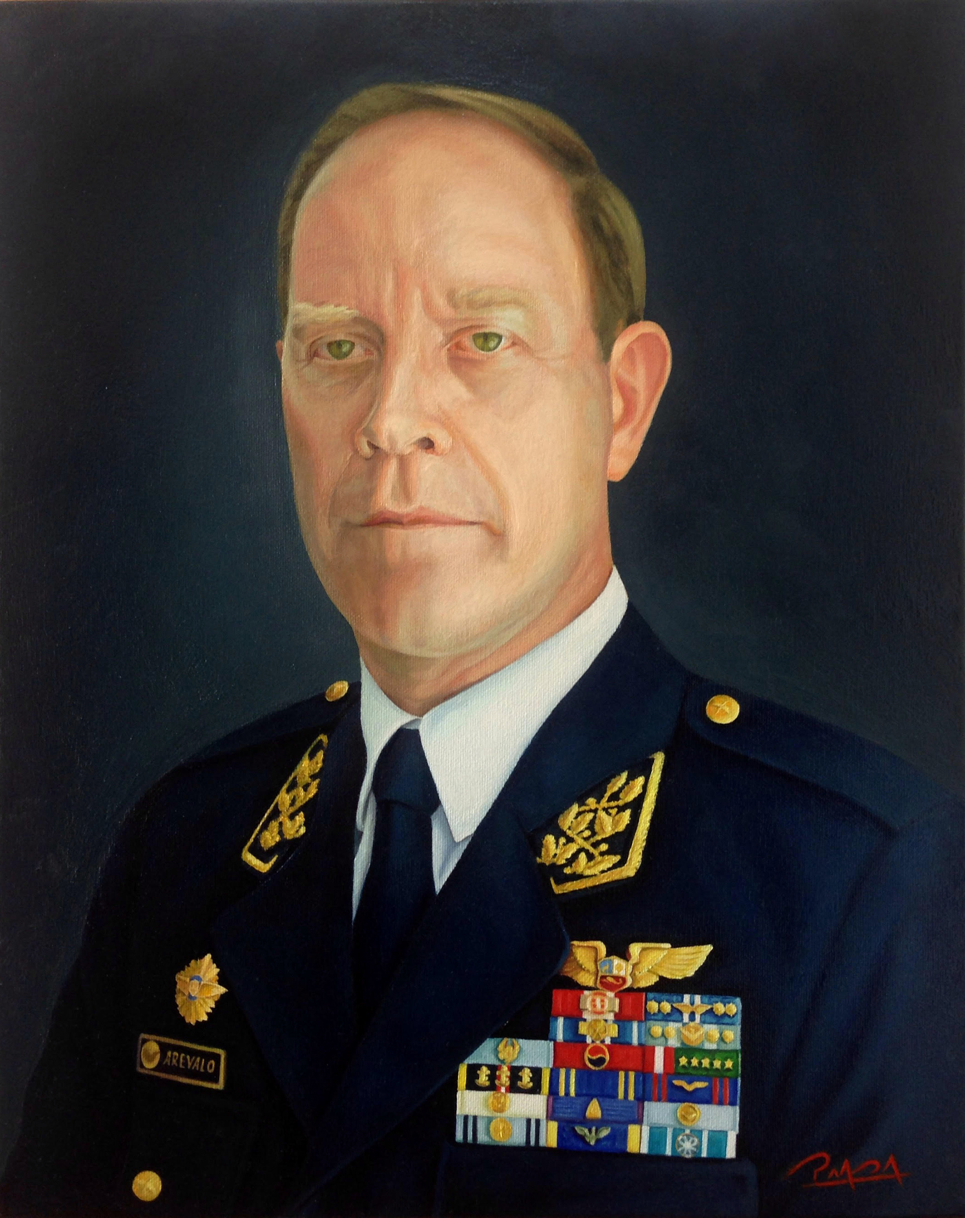 General 1 (FAP) · Oil on canvas , 40 × 50 cm , 2017