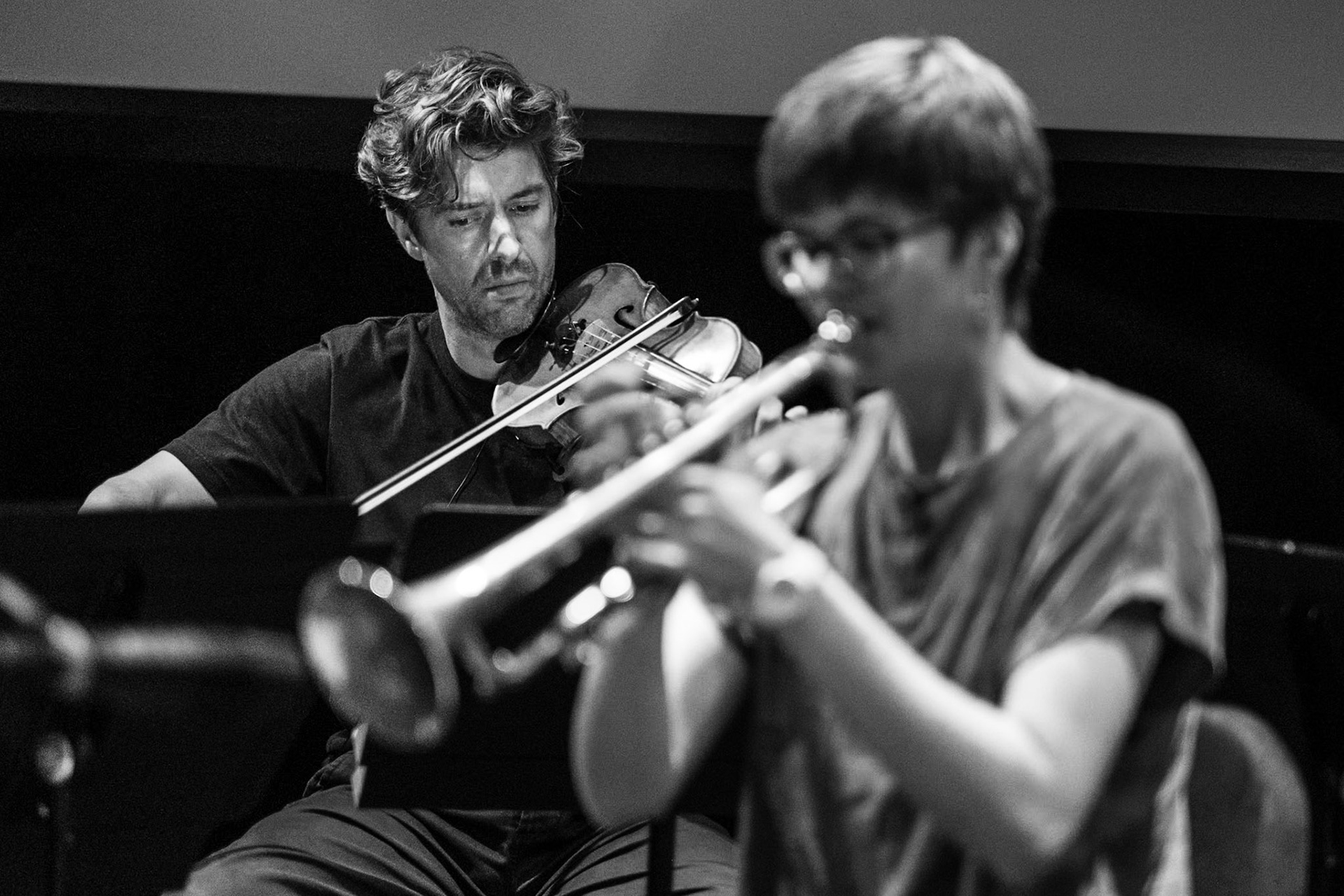 Phill Granell and Laura Jurd