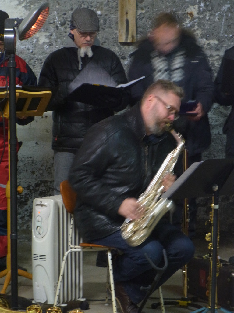 "Kveldúlfur" CONCERT, Hymnodia chamber choir, Sigurður Flosason saxophone, Harald Skullerud, percussions, Ulla Pirttijärvi , vocals, Eyþór Ingi Jónsson, harmonium.