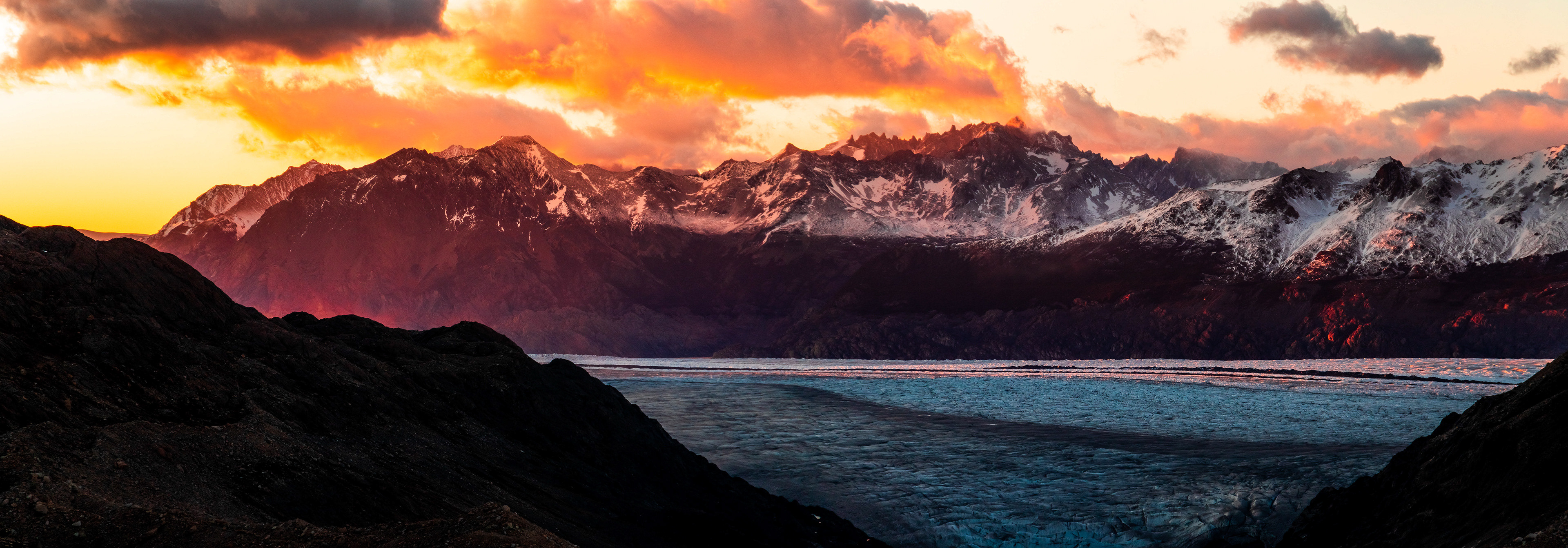 Ice Field Dawn