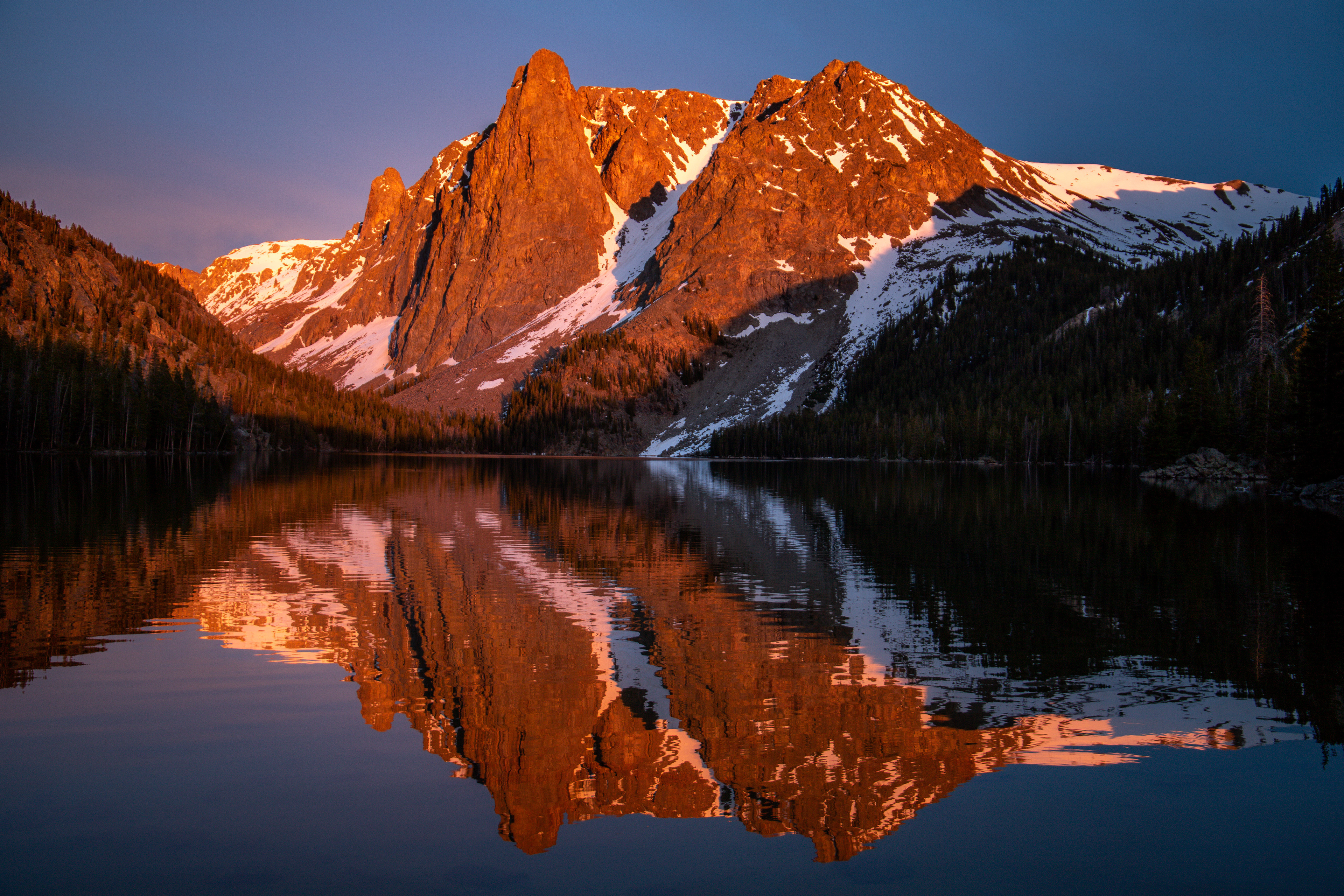 Slide Lake Sunset