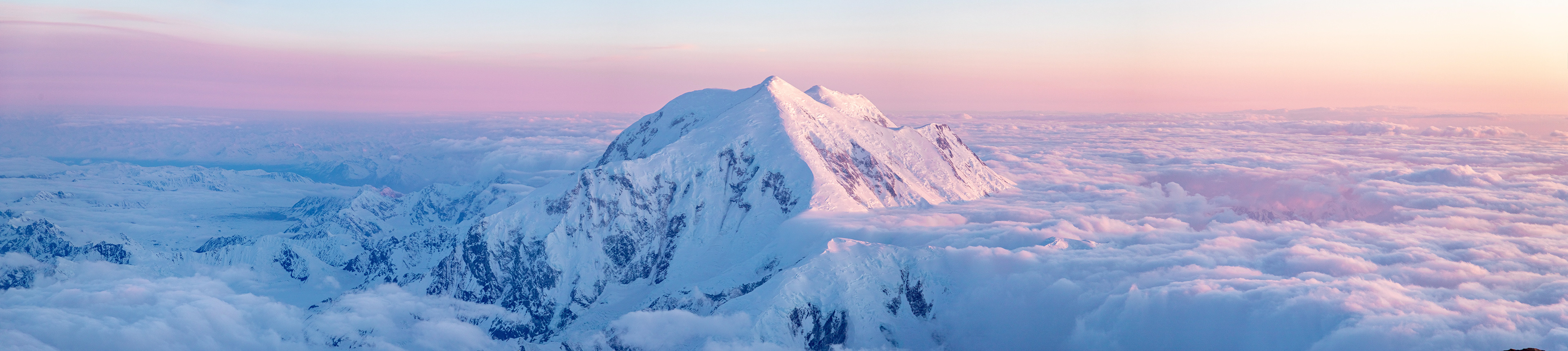 Twilight on Mt Foraker