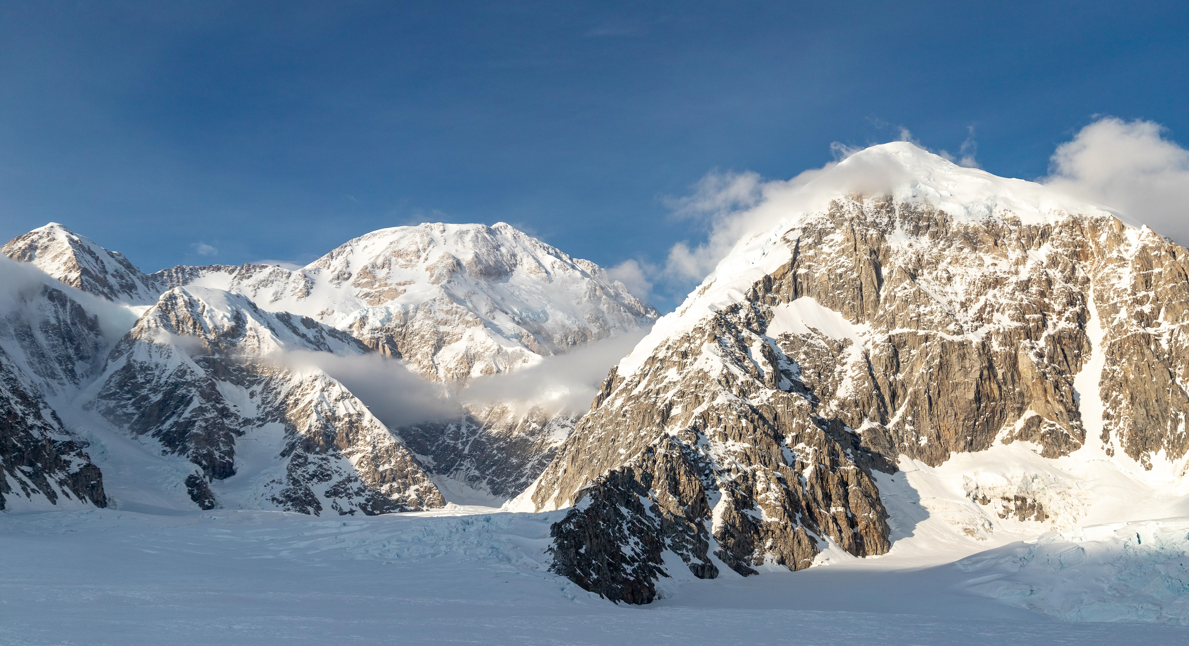 Denali and Kahiltna Peaks
