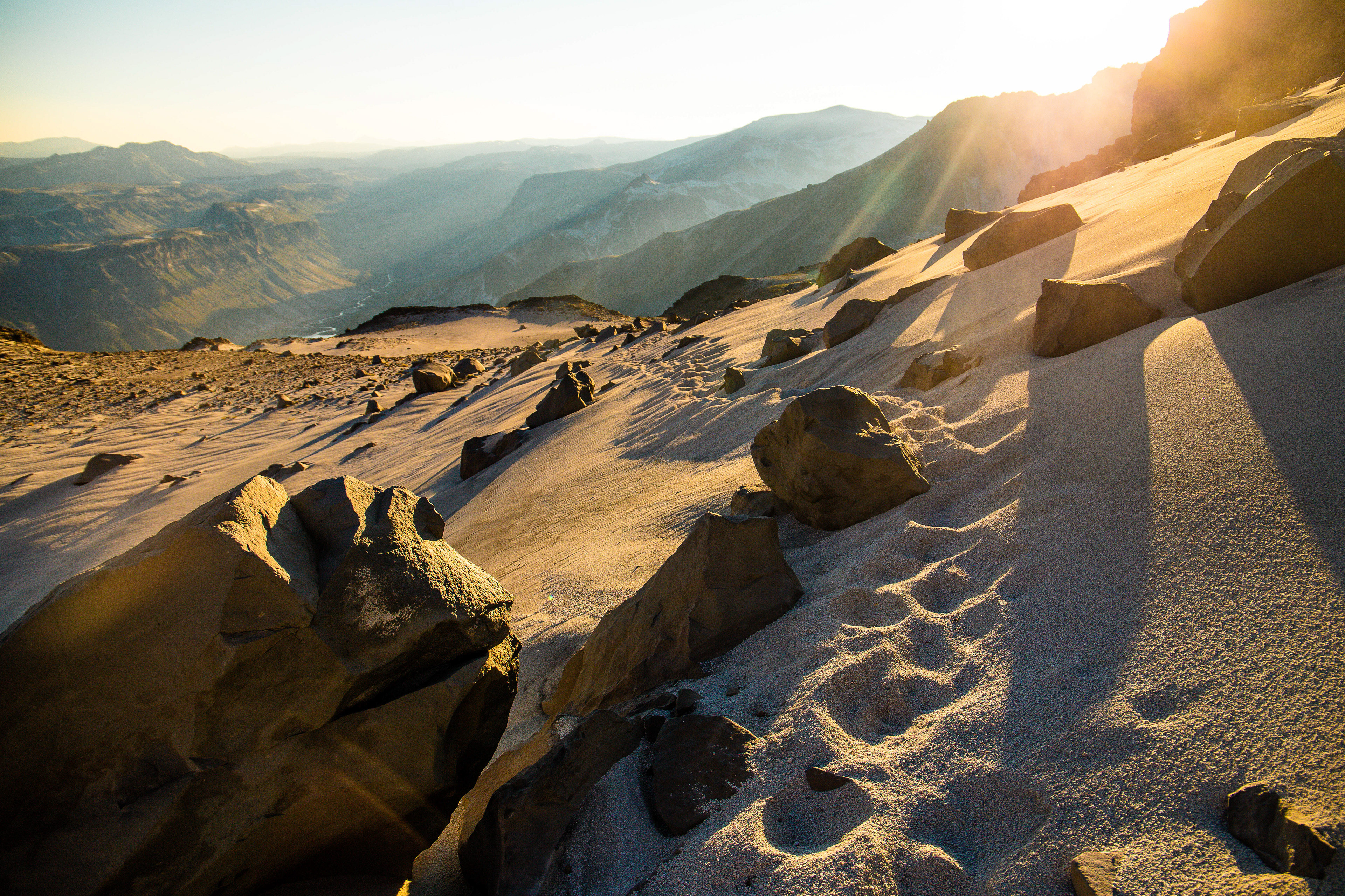Volcanic Ash Tracks, Chile