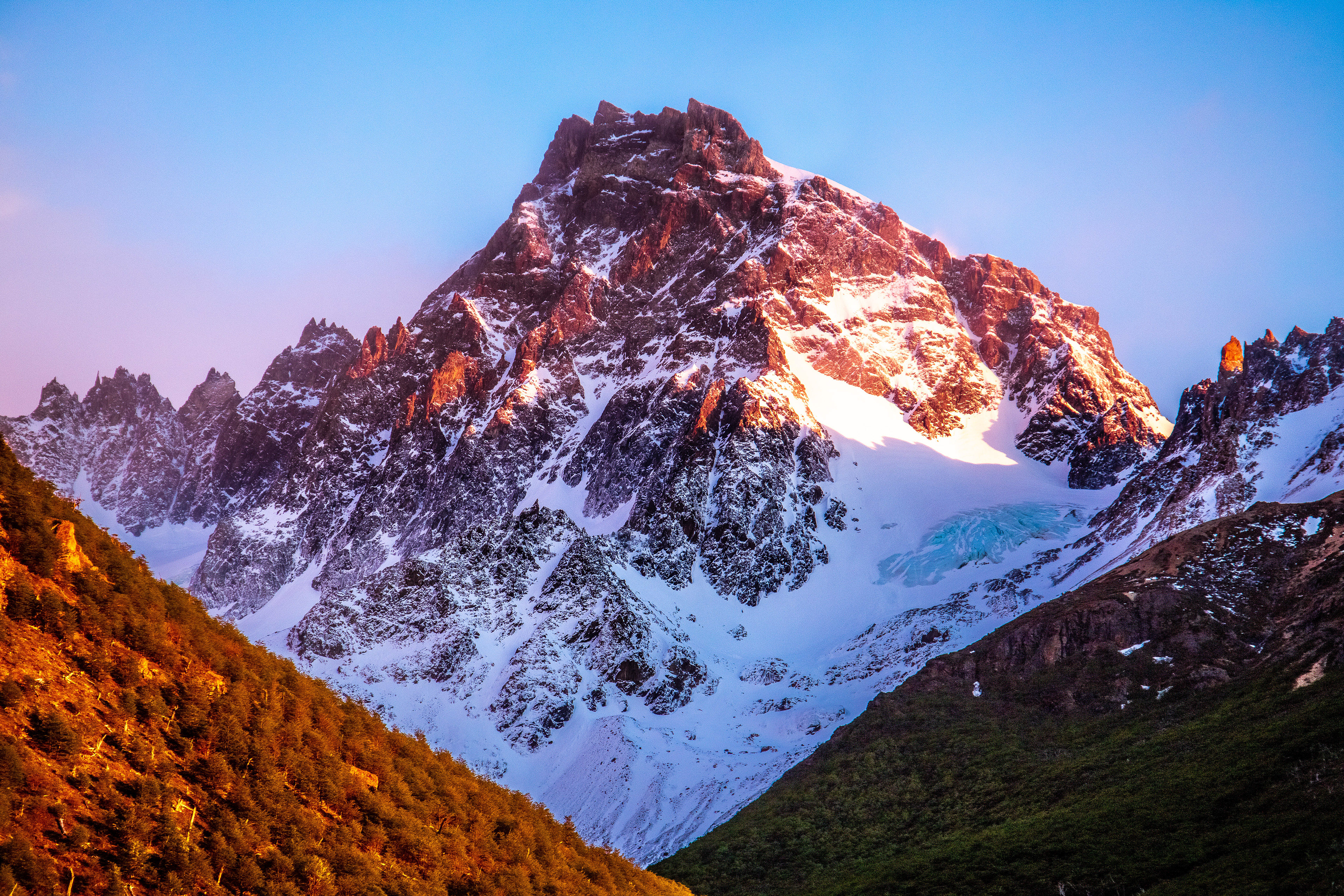 Andean Alpenglow, Argentina