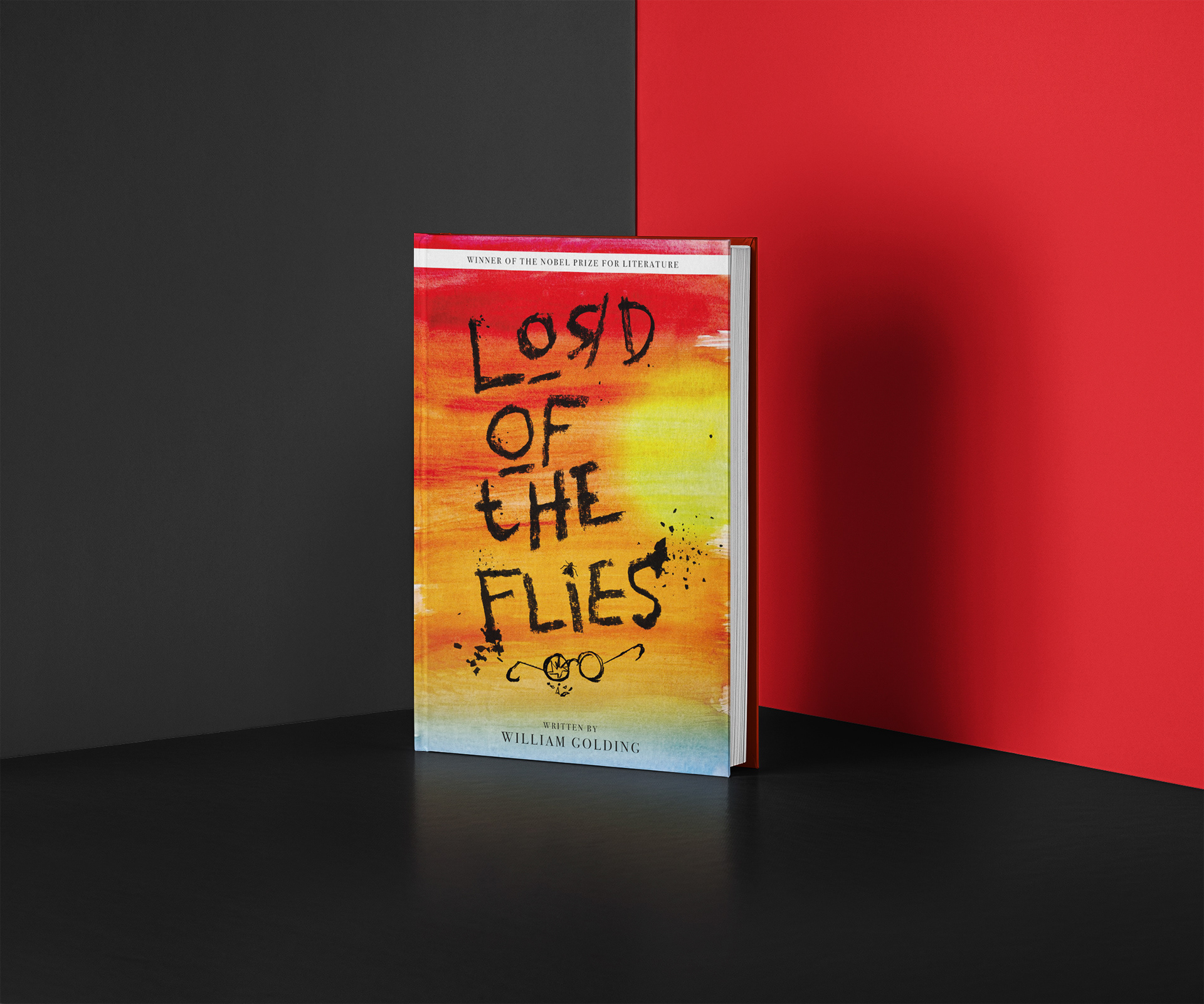 I had a bit of fun redesigning the cover for the 'Lord of the Flies' book. This project was featured on Creativepool's homepage
