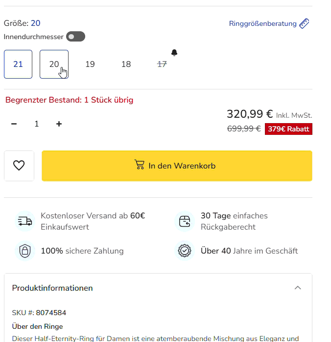 Preserved purchase intent for unavailable products