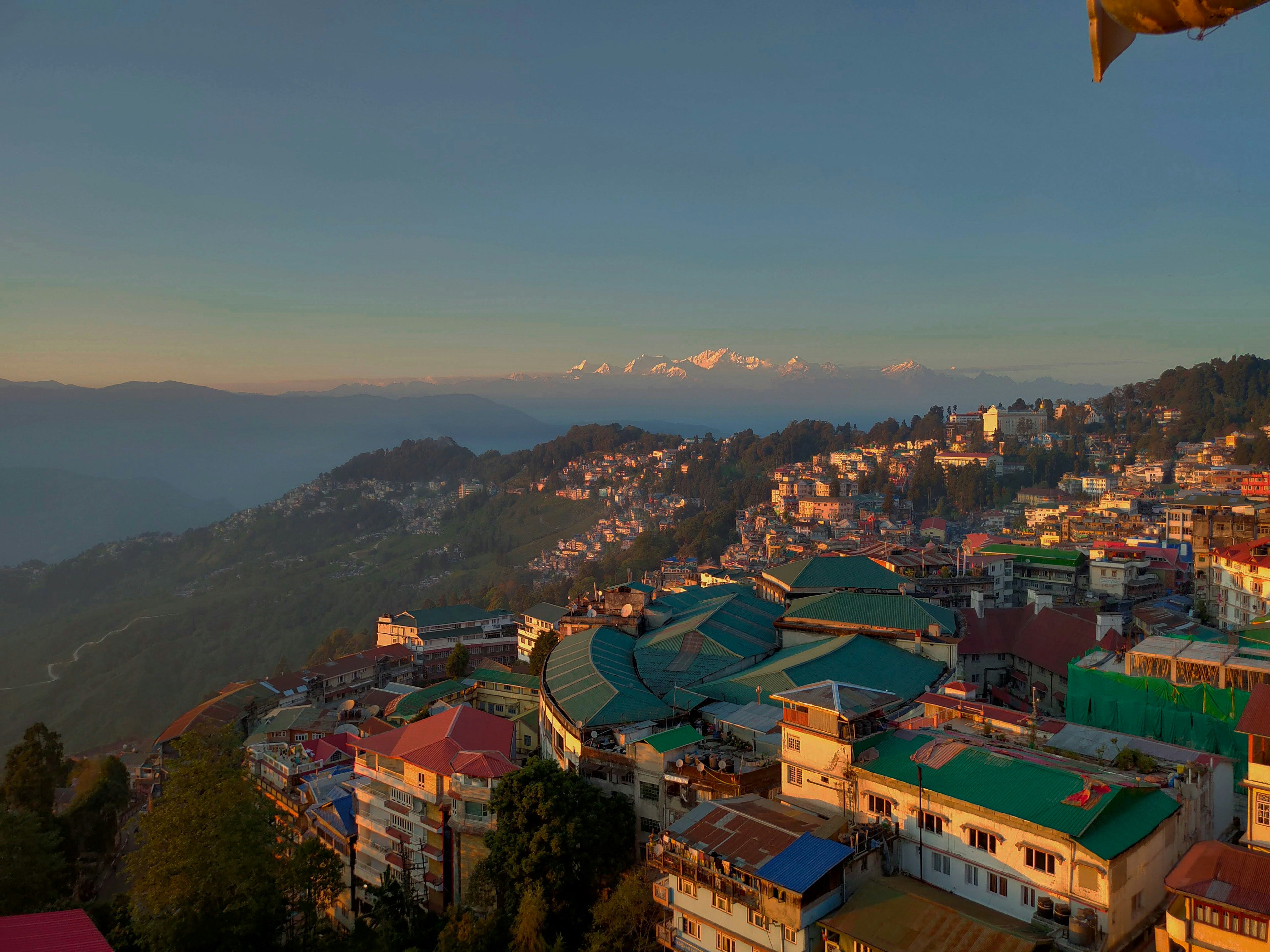 A view of Himalayas, Darjeeling