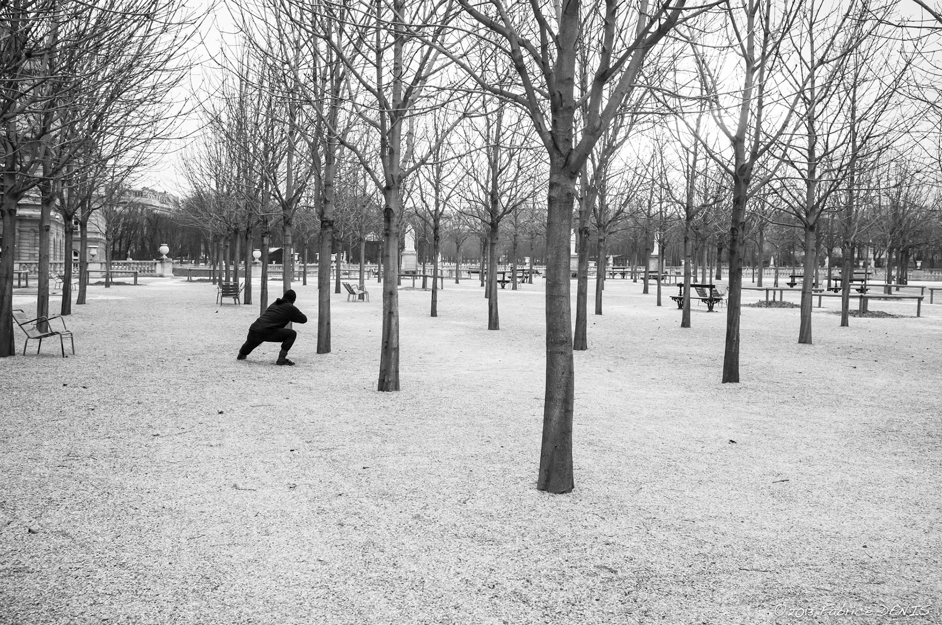 Fujifilm X100 | Paris - Jardin du Luxembourg - Séance de Tai-chi-chuan - Isolement