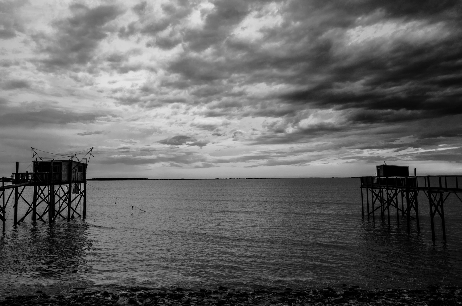 Nikon D300s | Les Carrelets de la Baie d'Yves - Face à Face