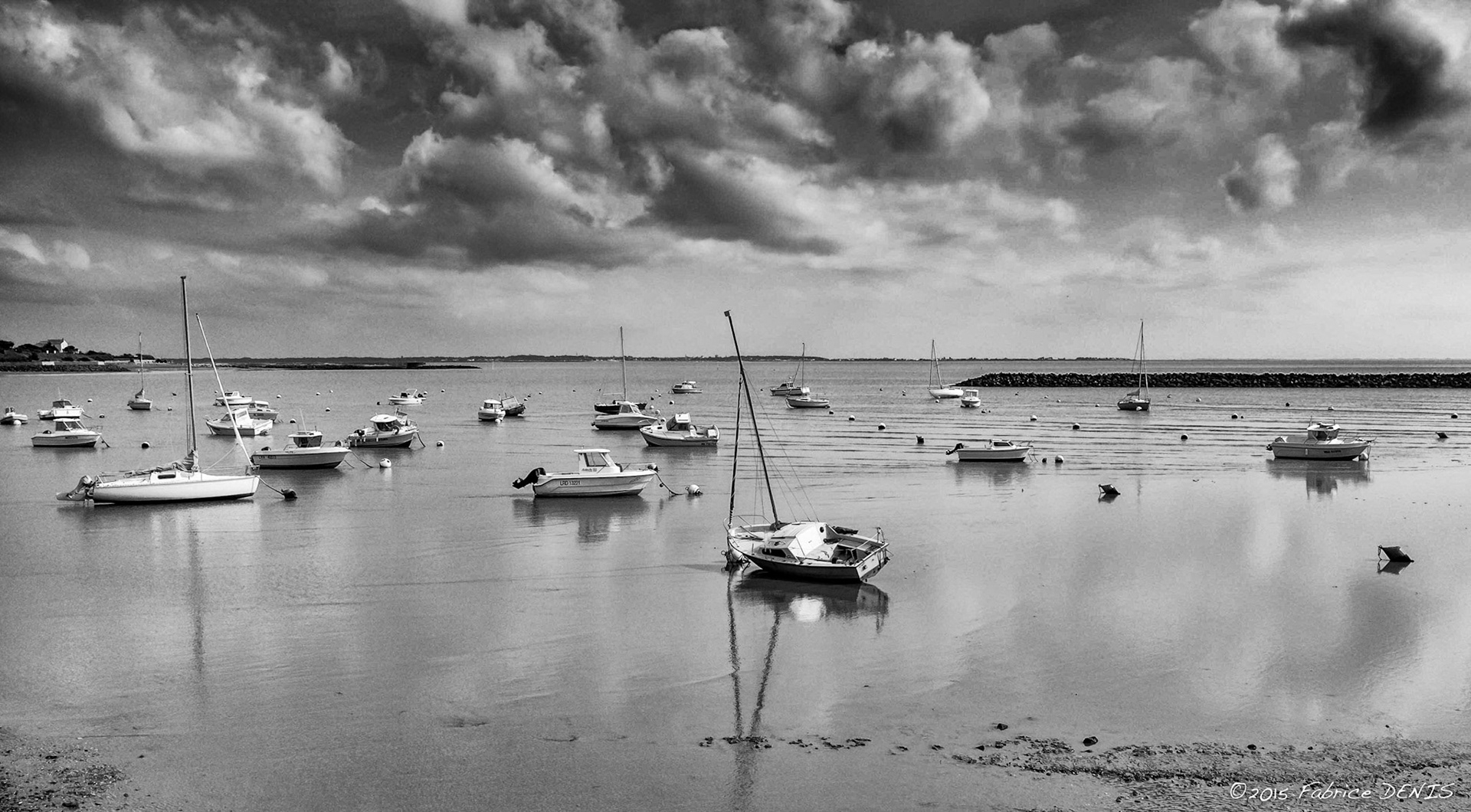 Port de Châtelaillon-Plage - Marée basse