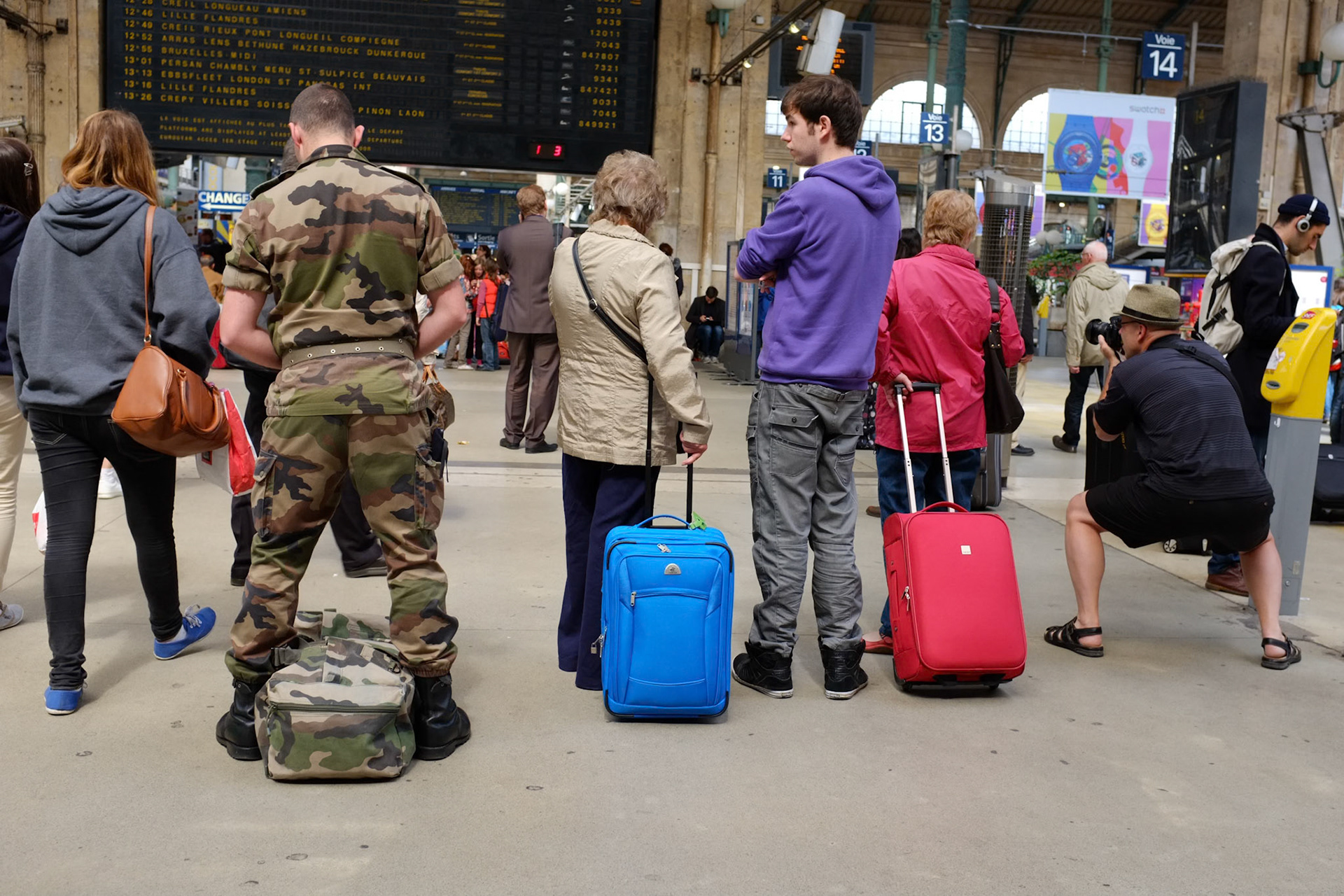 Gare du Nord - Attente du départ