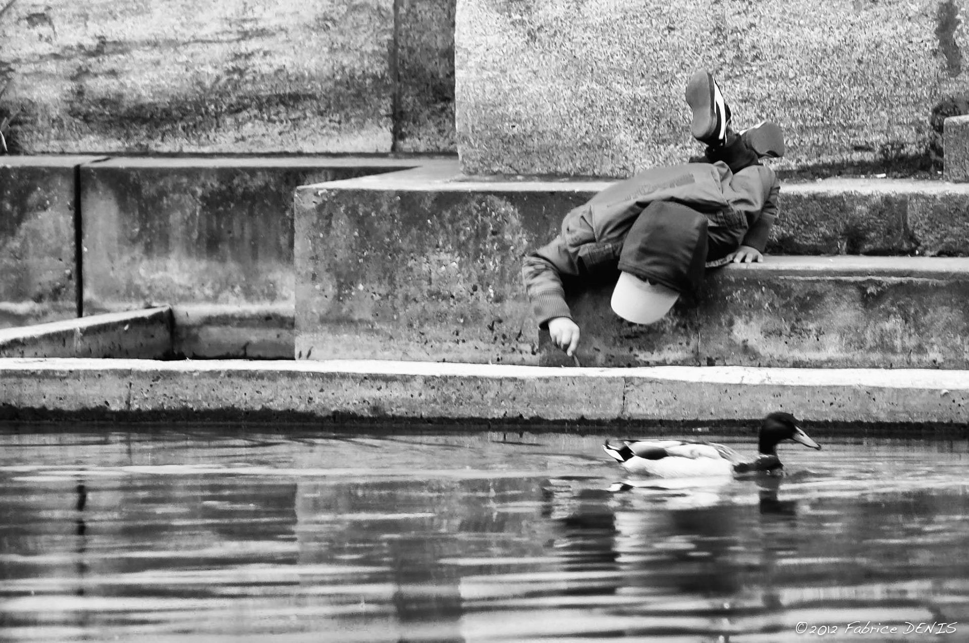 Nikon D70 | Paris - Parc Georges Brassens - L'enfant au canard