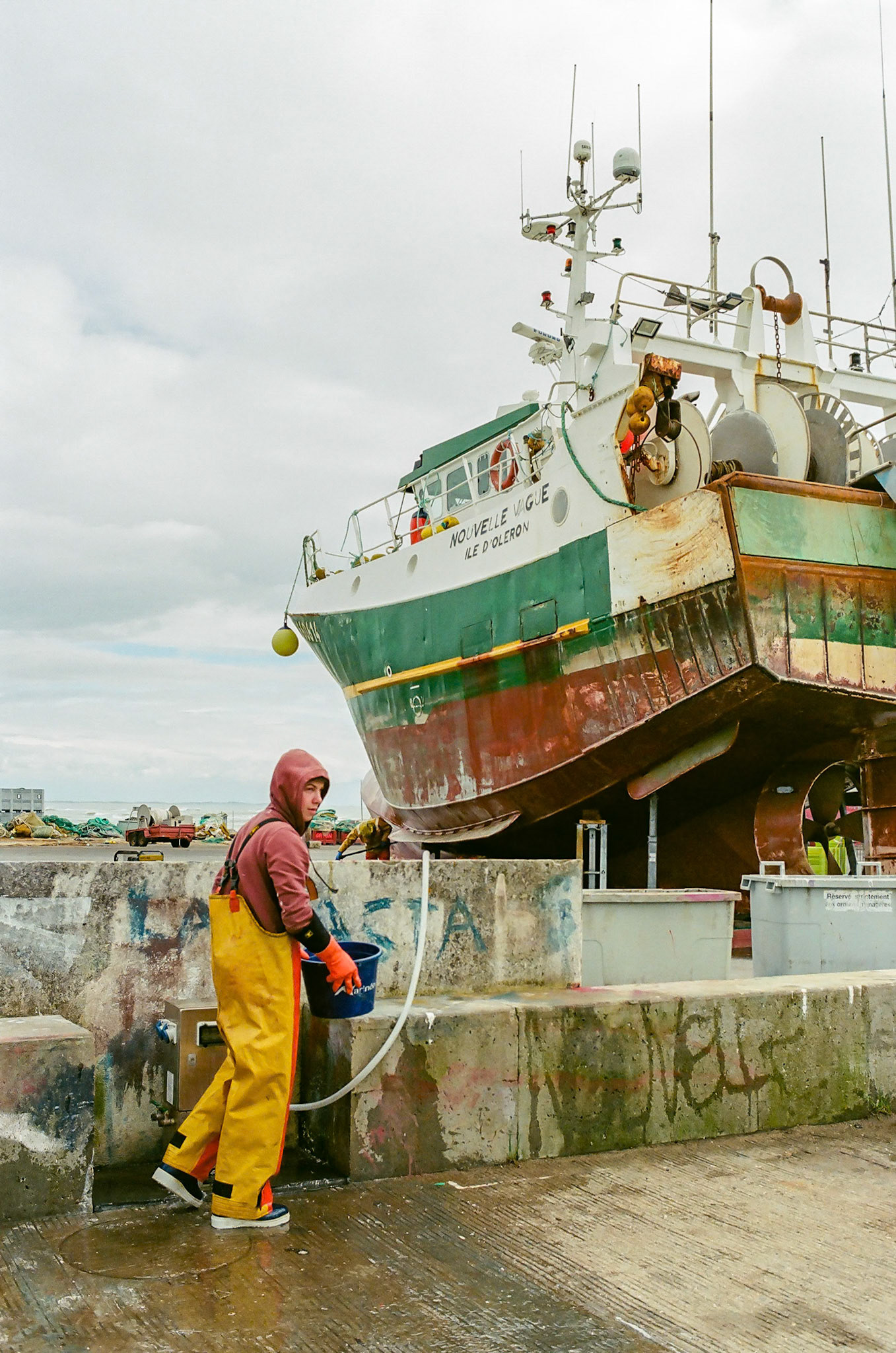 Nikon F100 | Ile d'Oléron - Port de la Cotinière - Nouvelle Vague