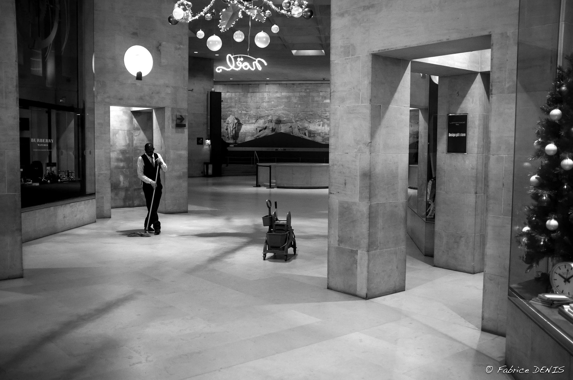 Fujifilm X100 | Paris - Carrousel du Louvre - Le danseur et son chien