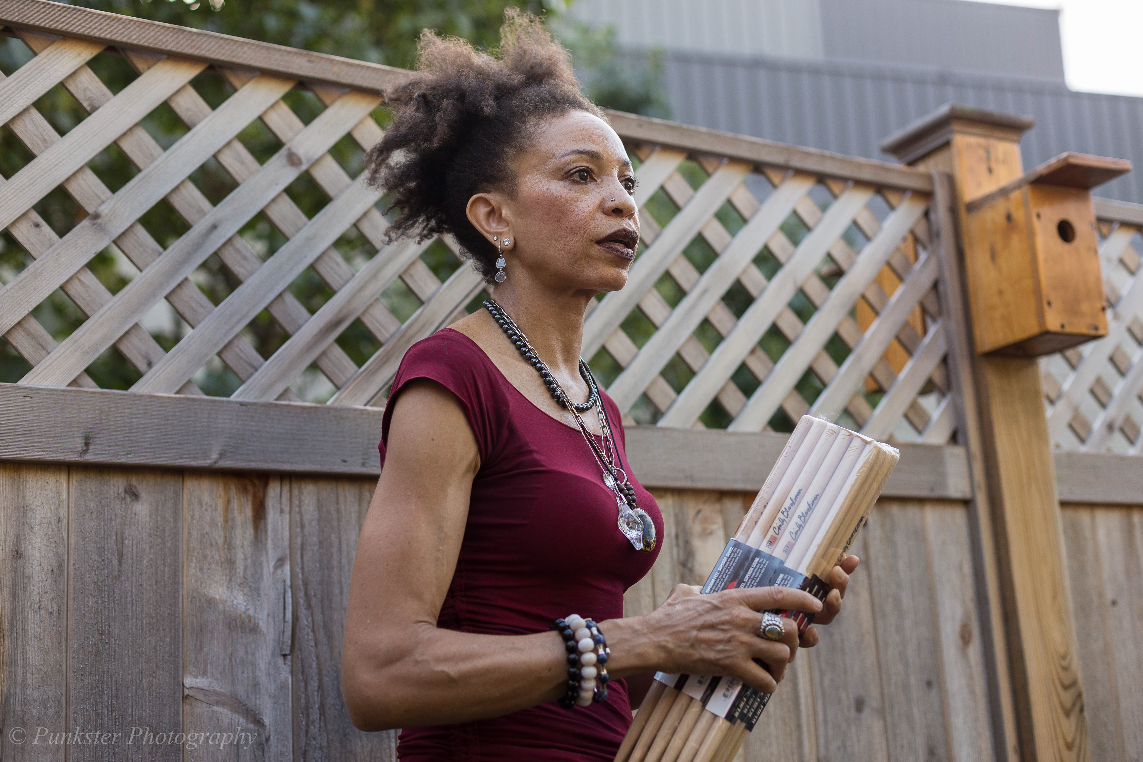 Cindy Blackman-Santana of Santana Band