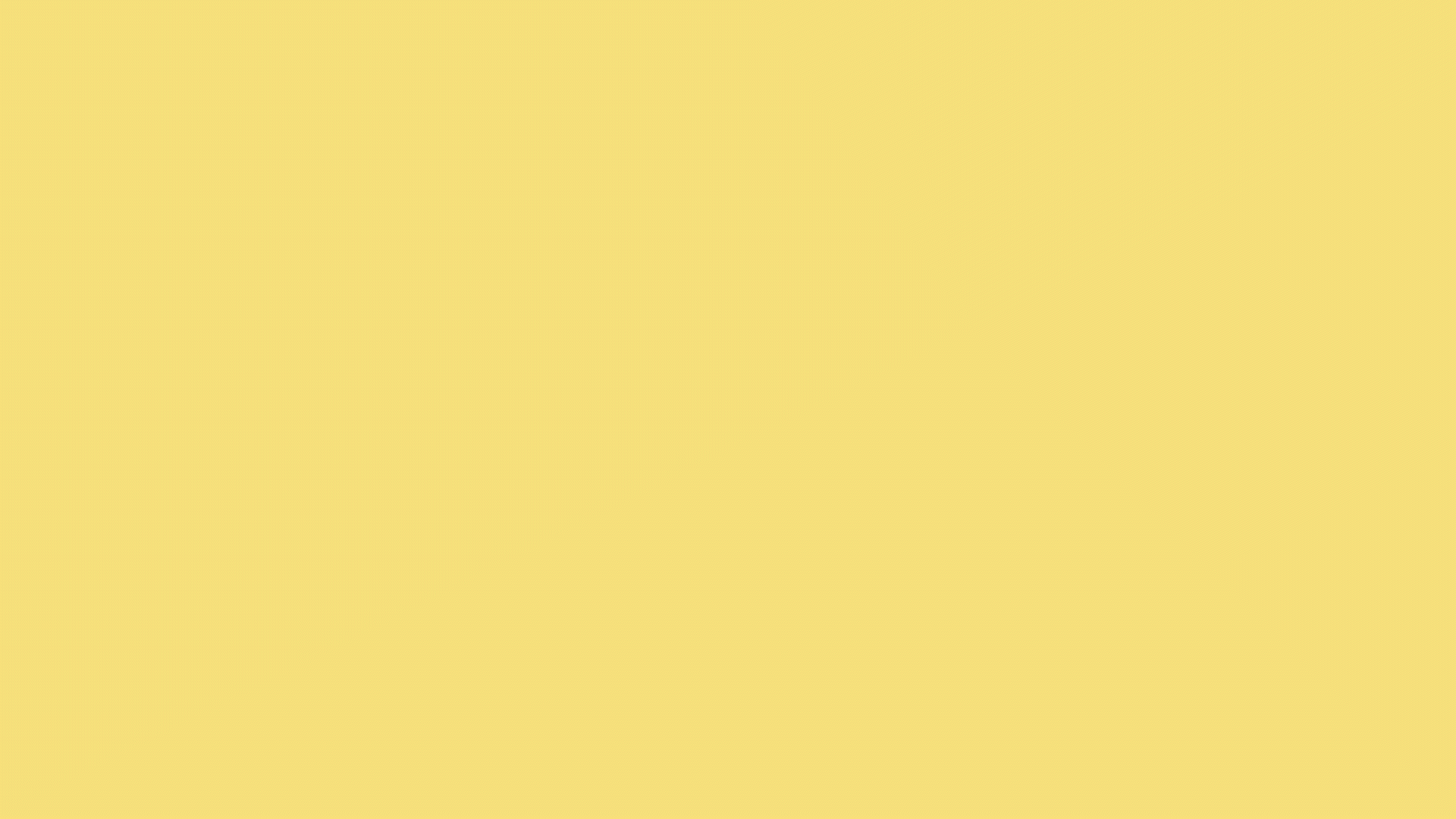 An animated logo video for 'Oki Kuchi' with a yellow background and black logo. A character jumps into the frame, followed by a stroke animation revealing the brand name.