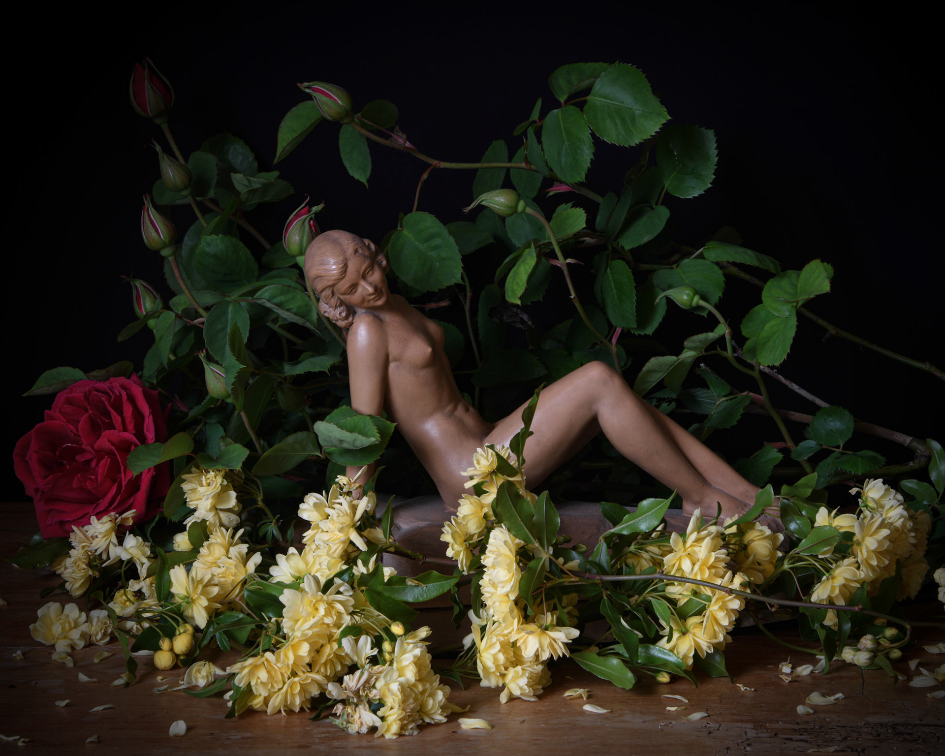 Bathing in Roses