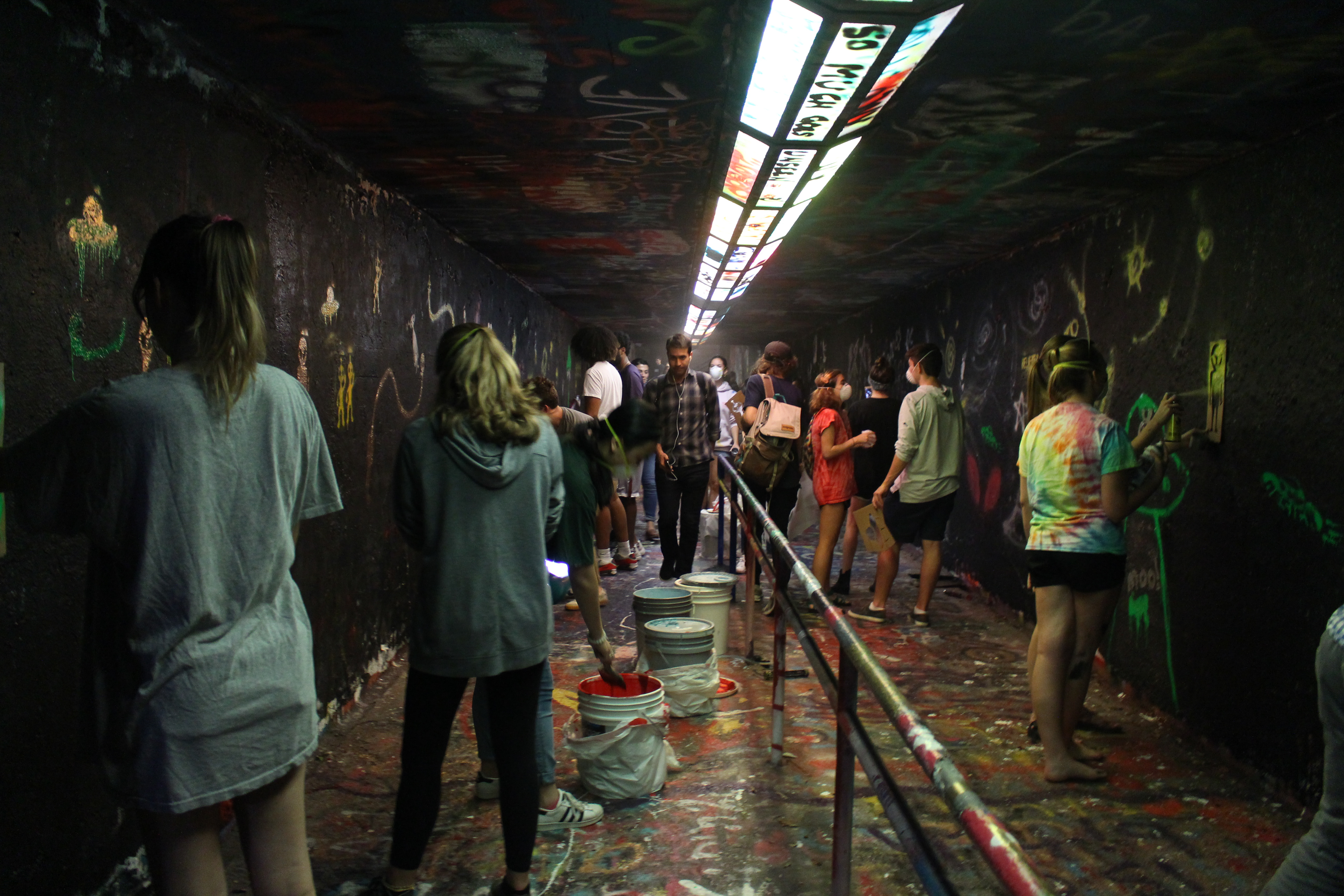 Design Council takes over the Free Expression Tunnel at NCSU