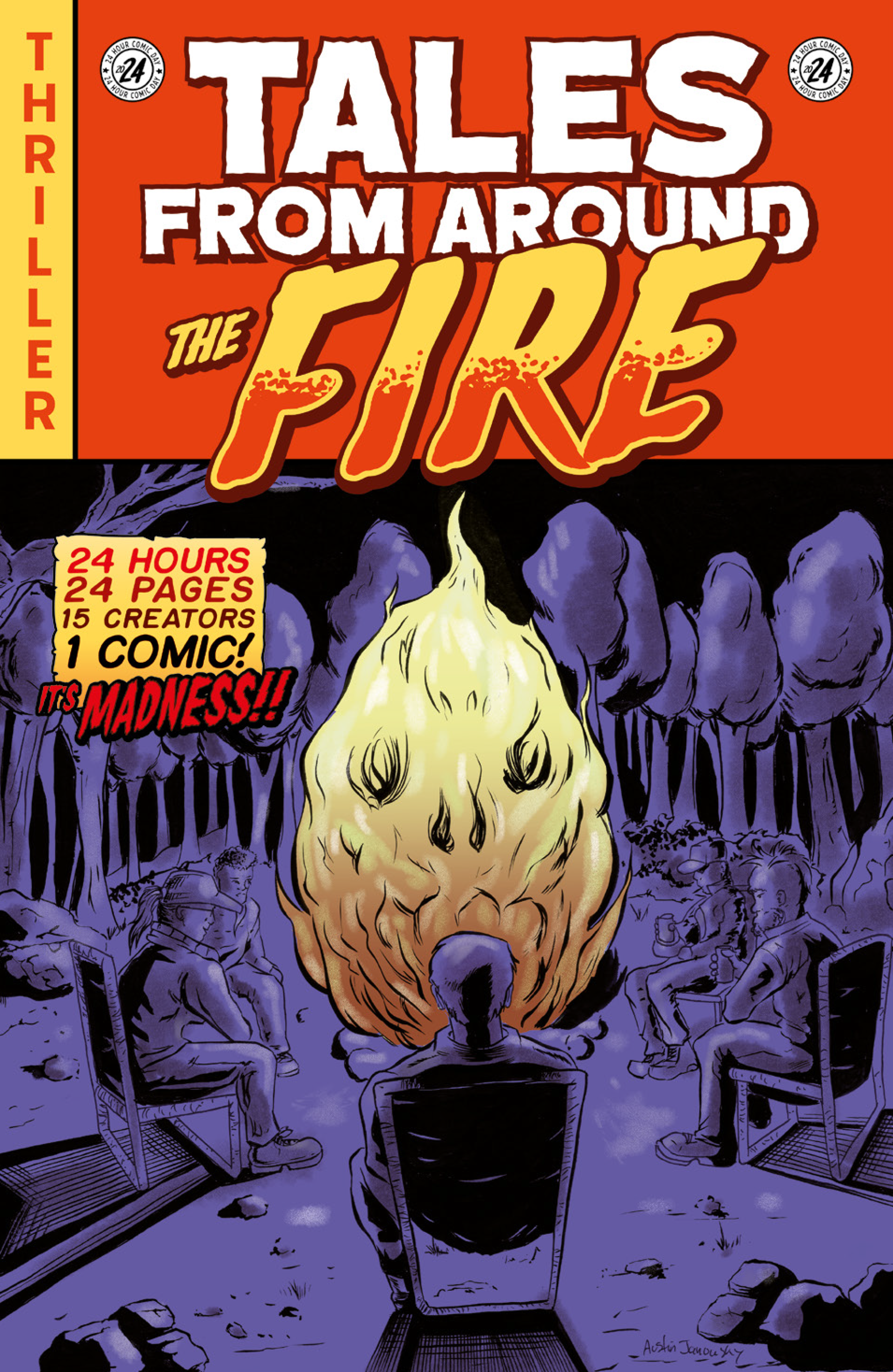 Finished Cover, 24 Hour Comic Book Project