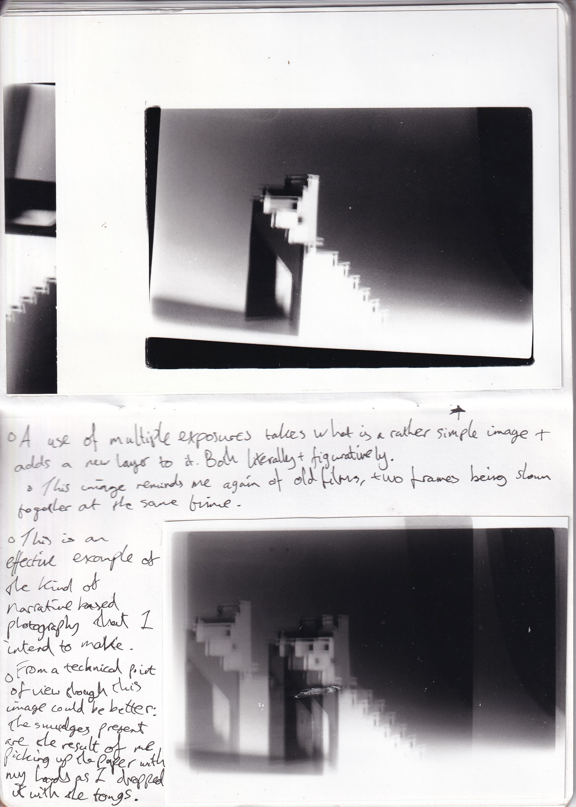 Experimental Photography Notebook page 3
