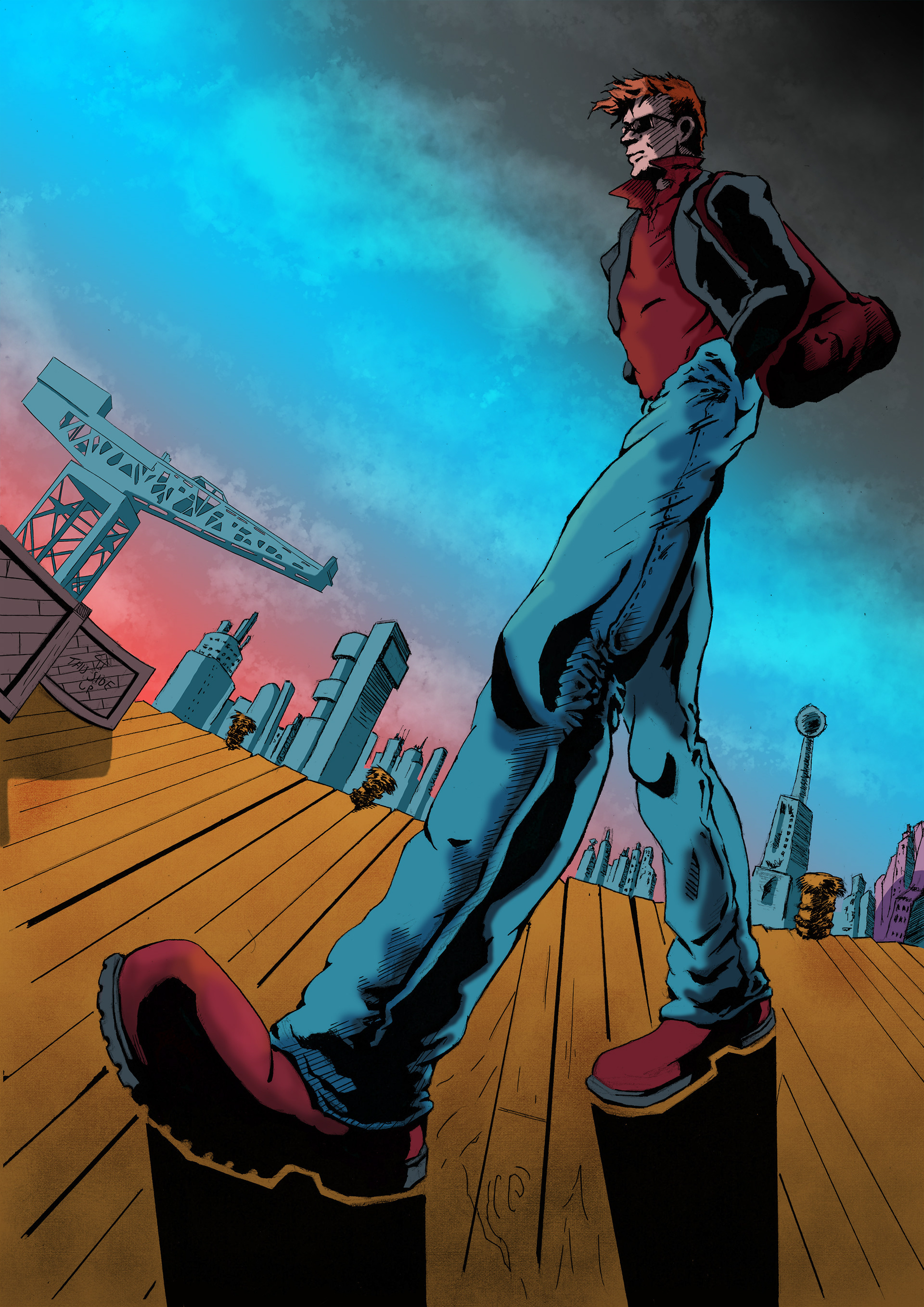 The Reprobates, #4, Page 16, Digital Colour
