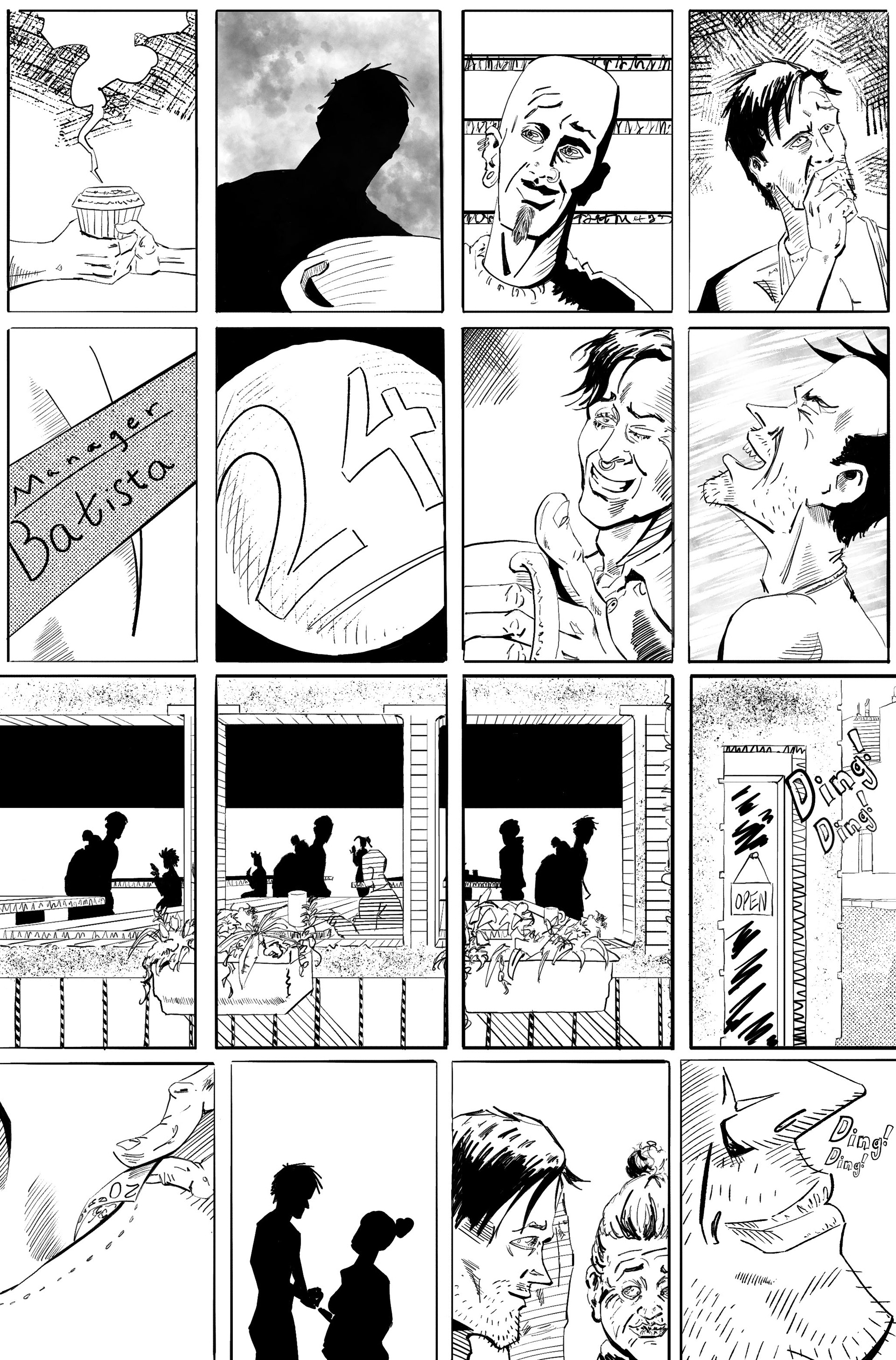 The Reprobates #5, Page 2, Digital Inks