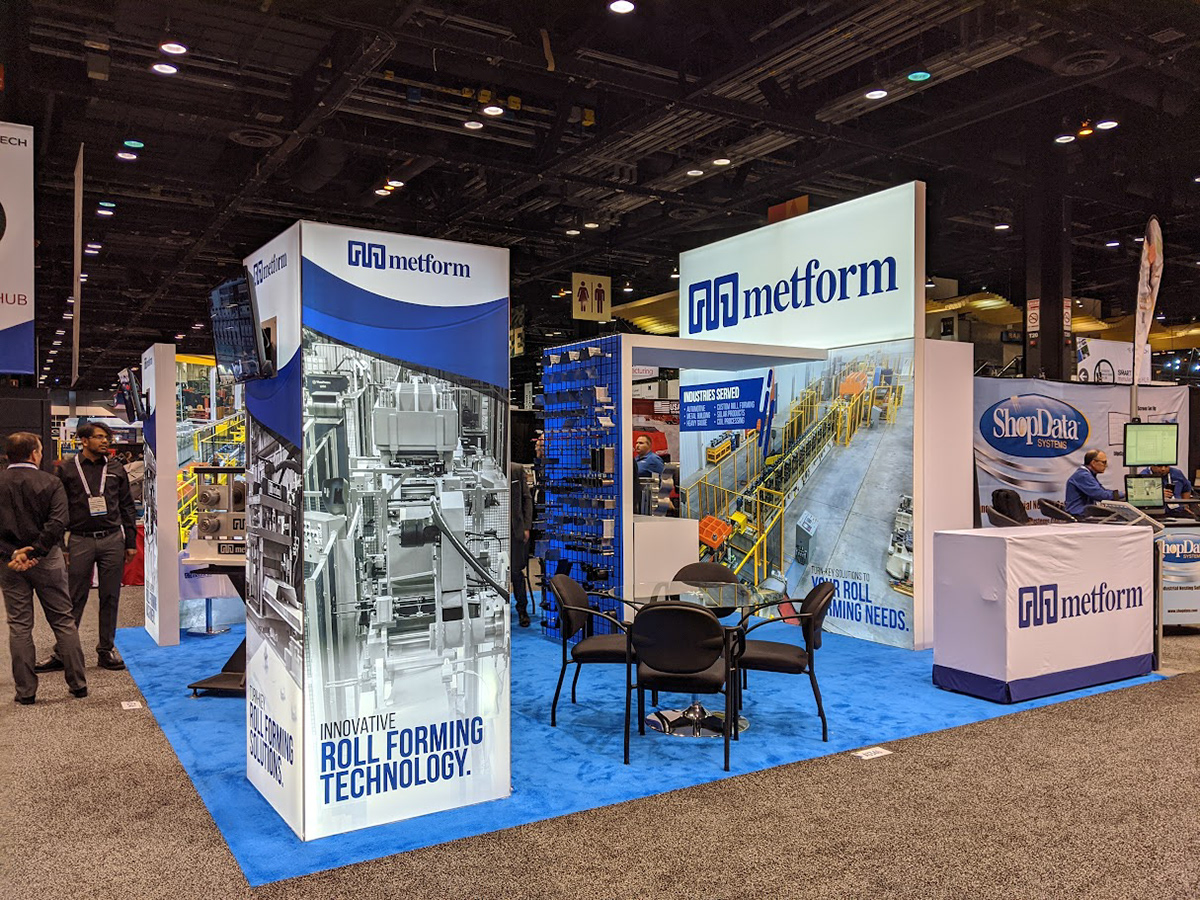 BOOTH DESIGN FOR METFORM INTERNATIONAL LTD. - PHOTOGRAPHY AND LEAD OVERALL CONCEPT