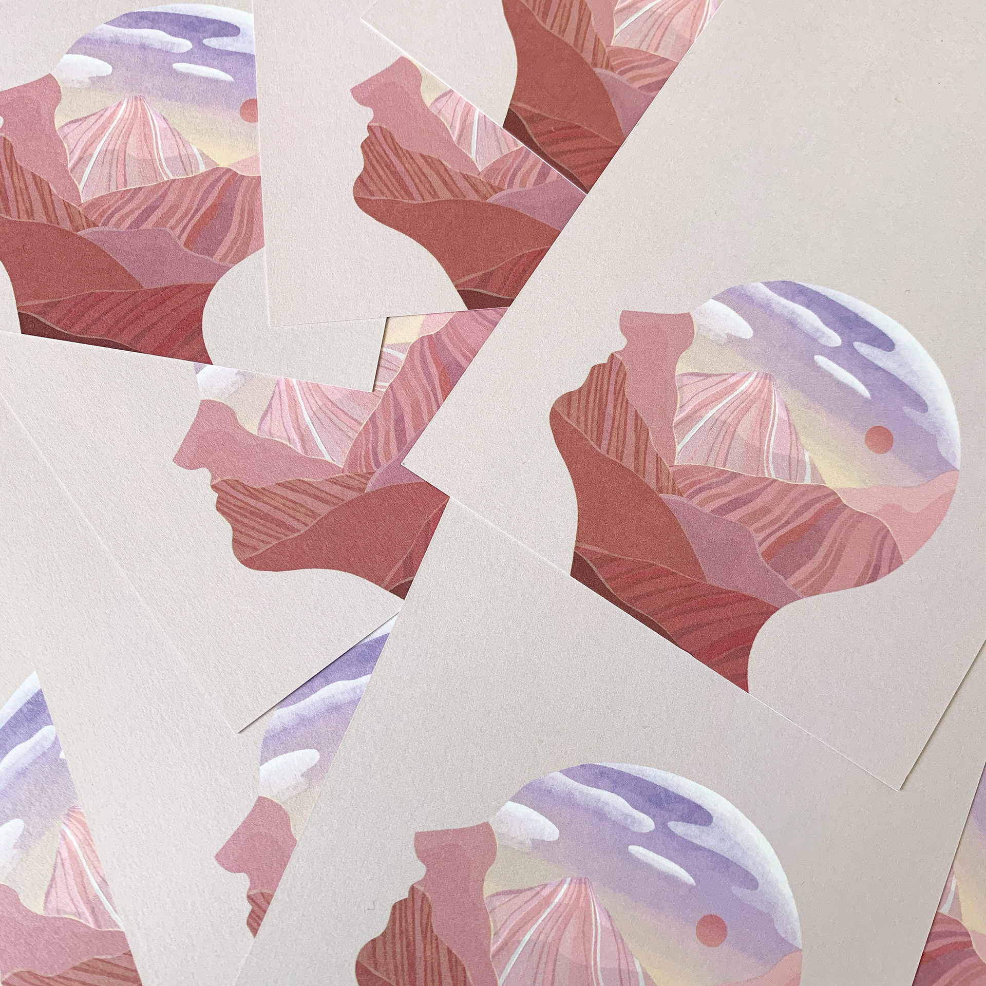 Postcard for new year