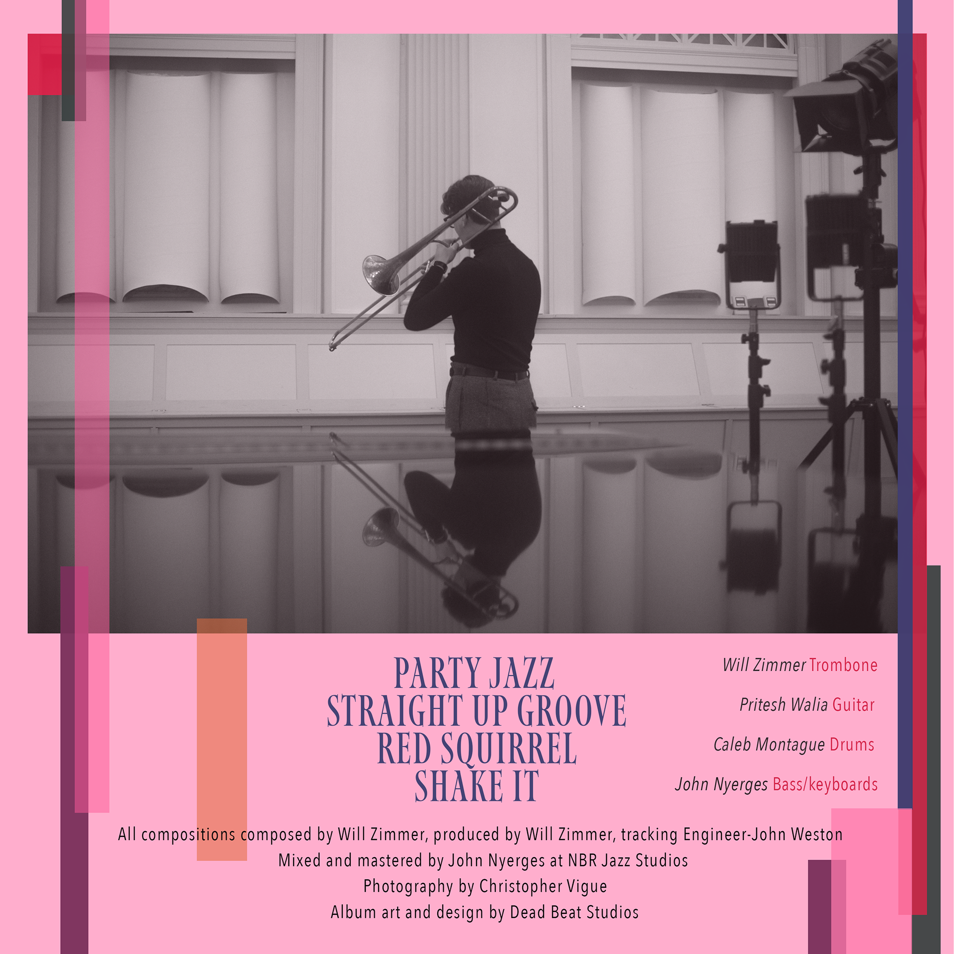 Will Zimmer "Party Jazz" Back Cover