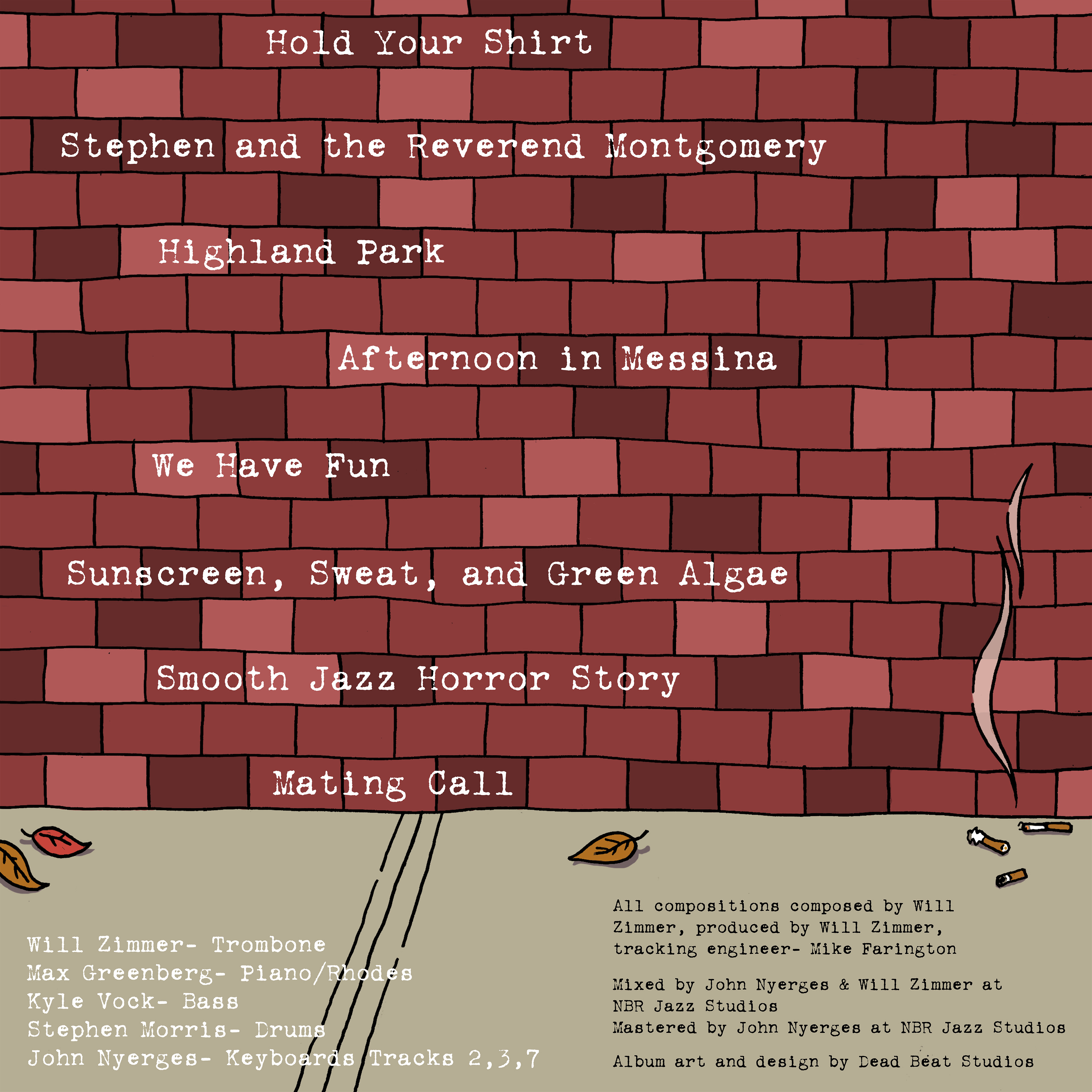 Will Wimmer "Hangout Theory" Back Cover 