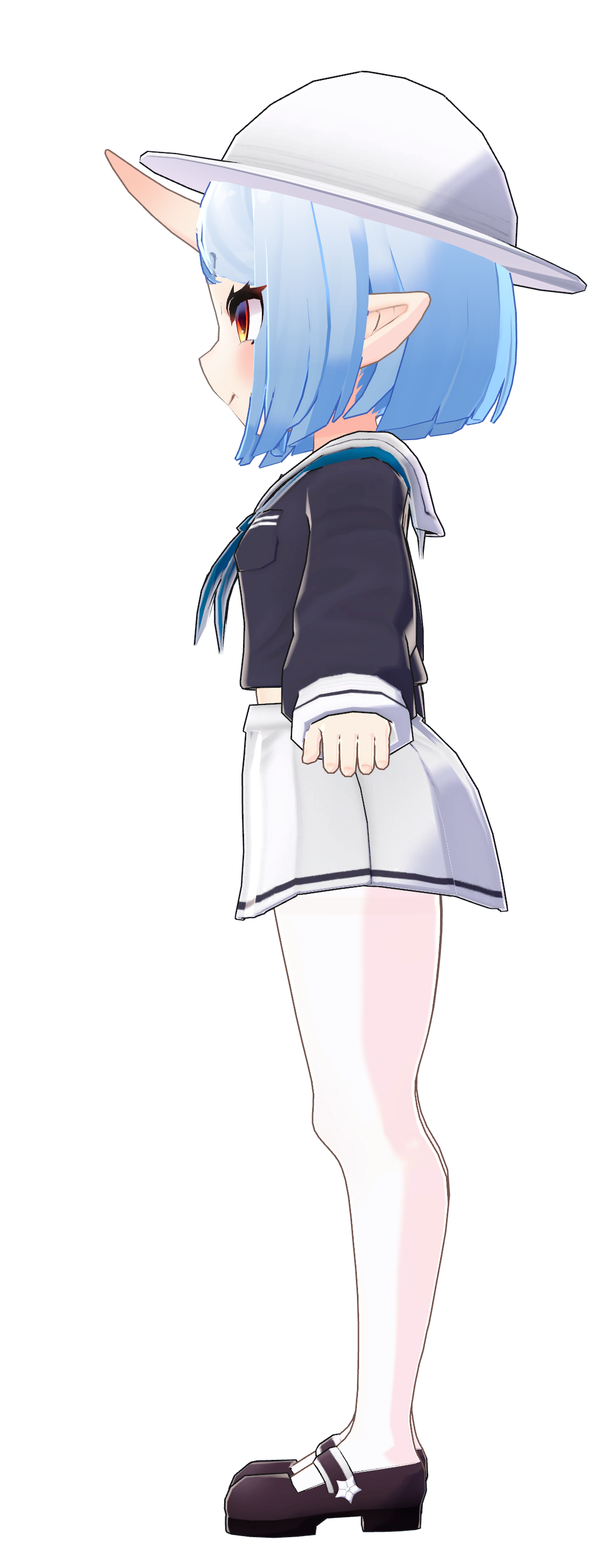 側面 セーラー服 - 鬼谷晶 -