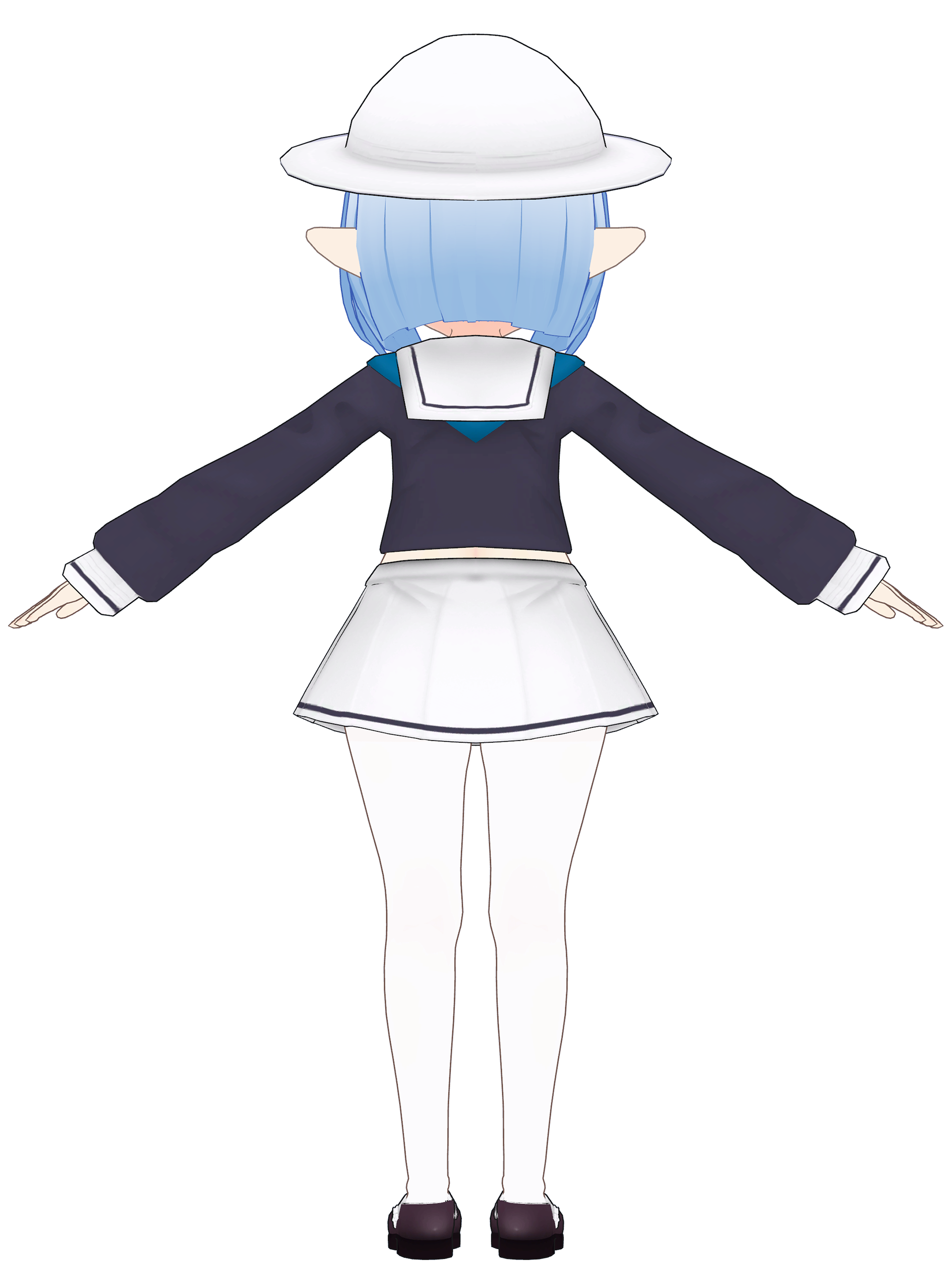 背面 セーラー服 - 鬼谷晶 -