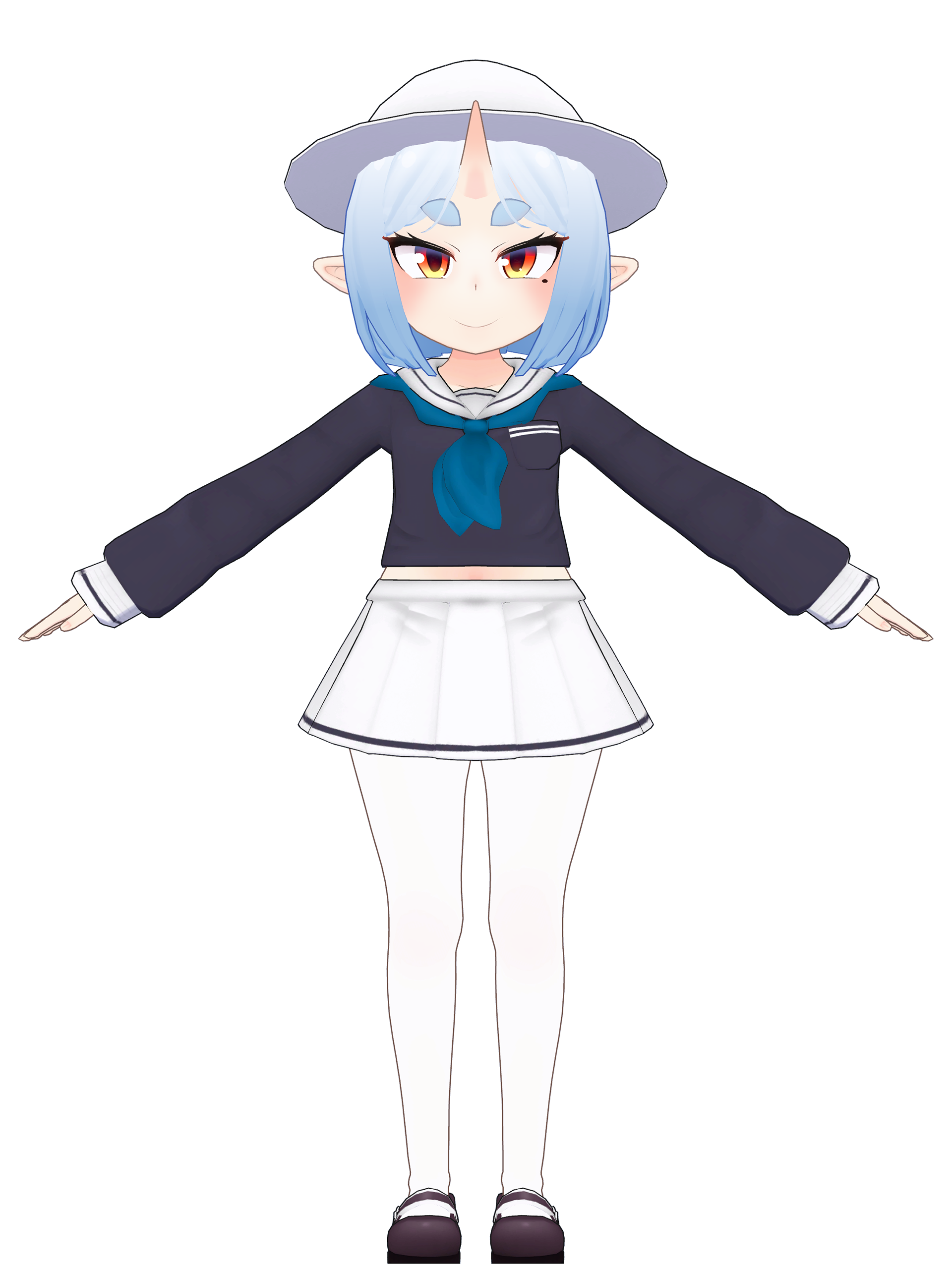 正面 セーラー服 - 鬼谷晶 -