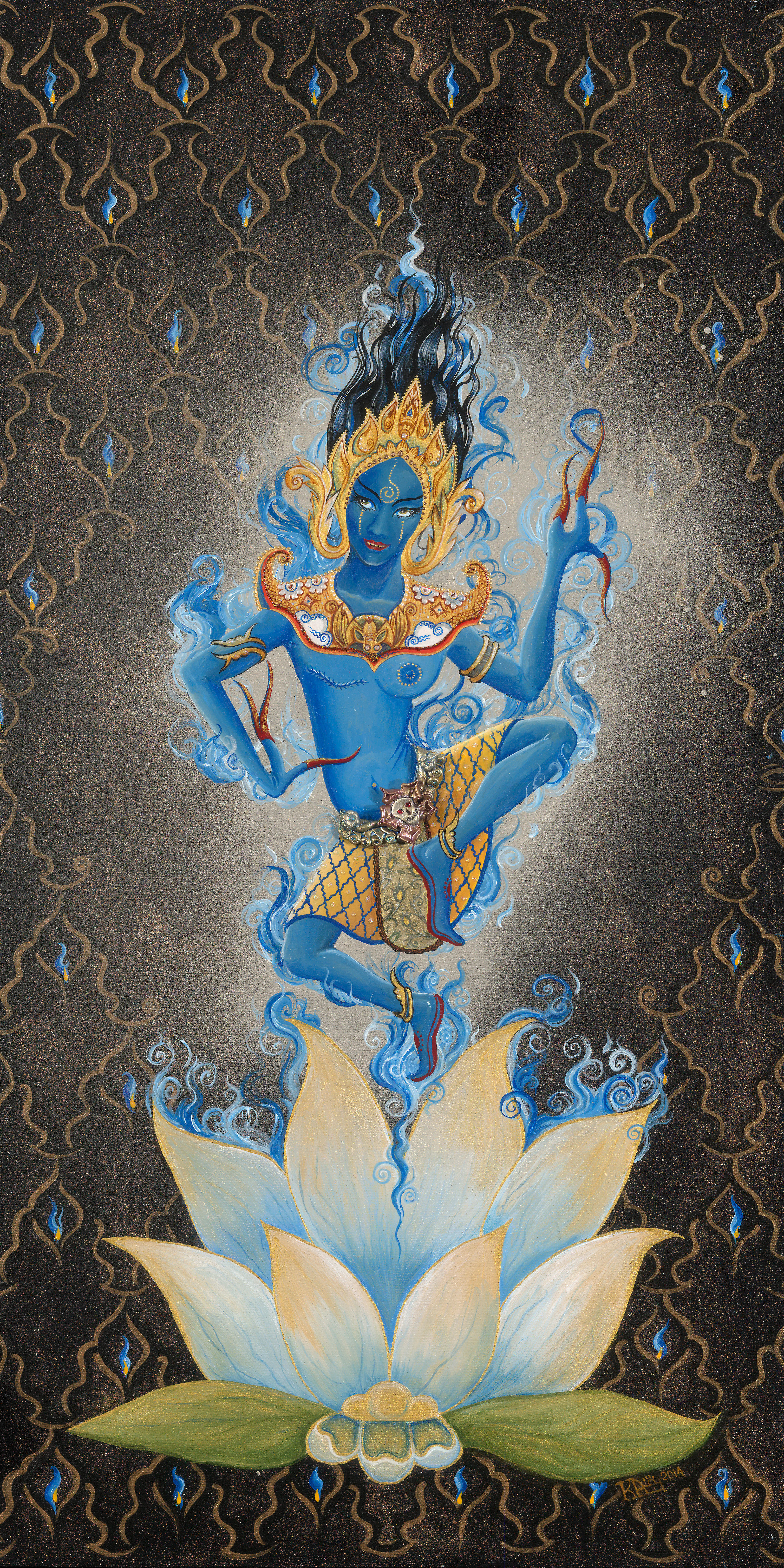 Blue Apsara