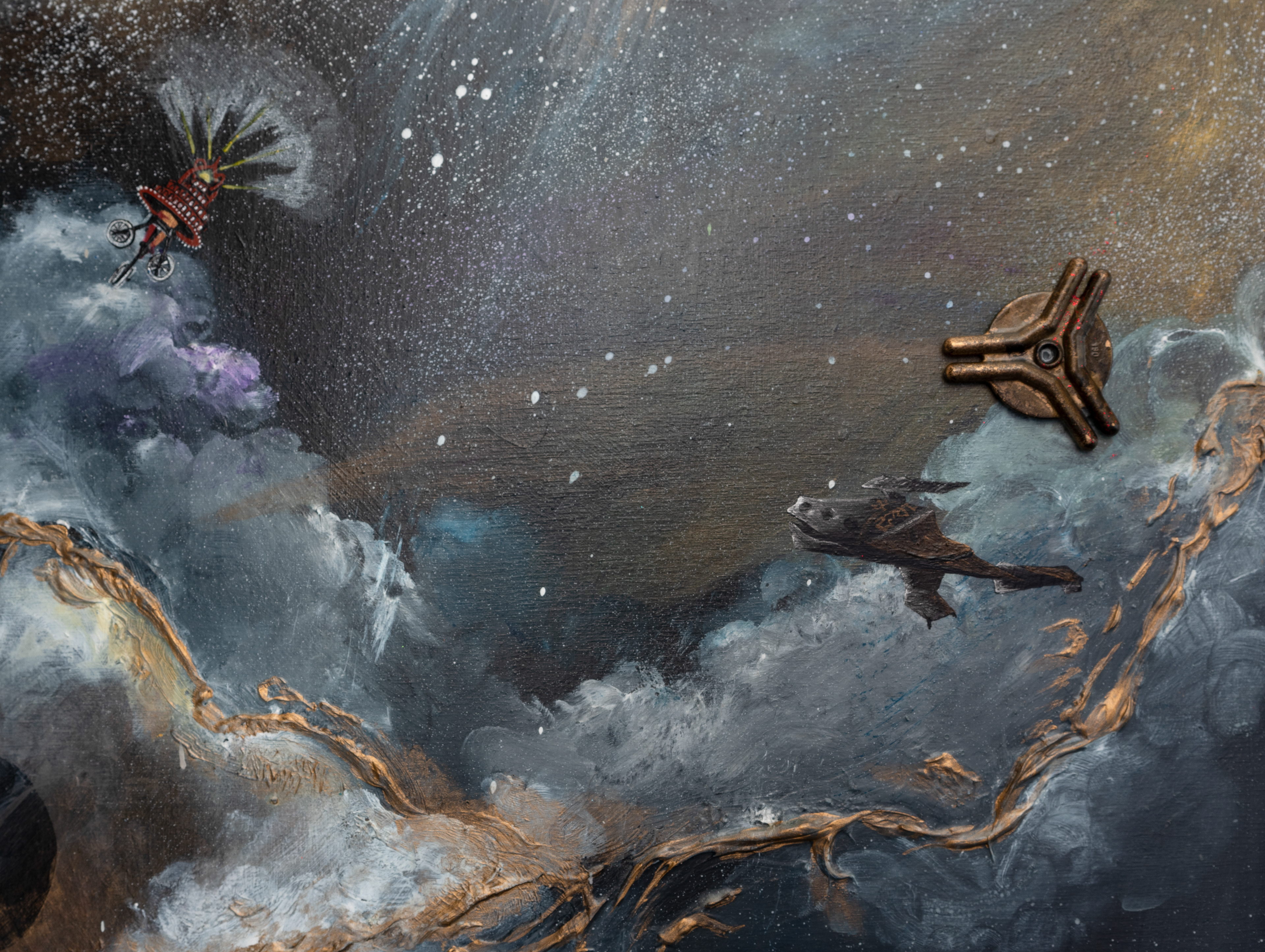 Detail "SPACE DEBRIS" (Black Knight Satellite)