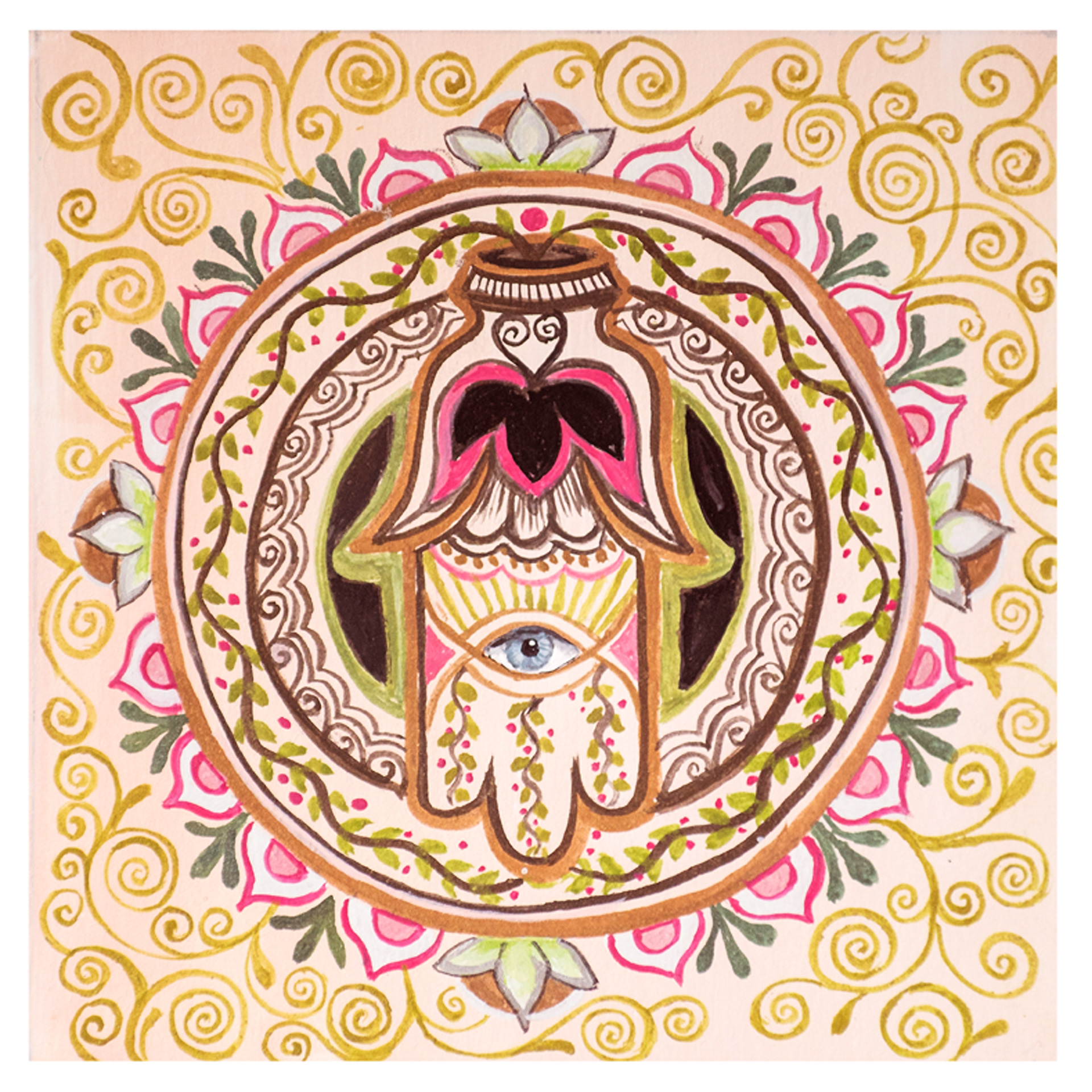 [SOLD] ELEGANT EYE HAMSA