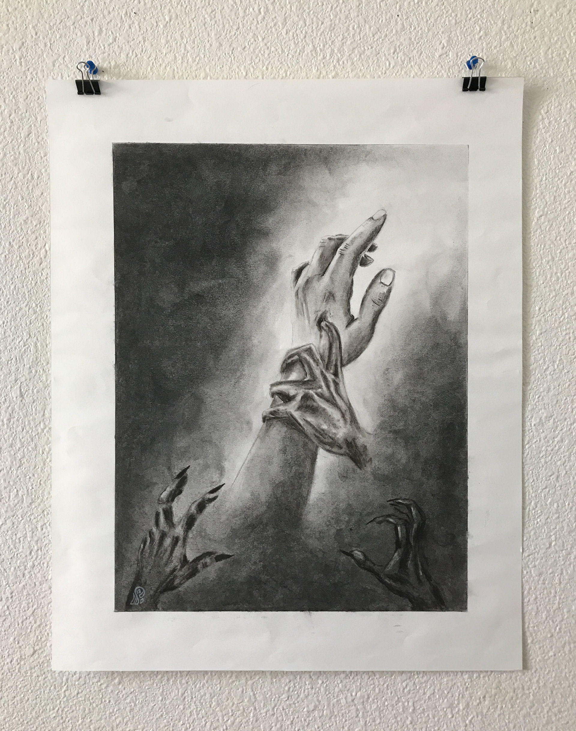 Charcoal on Paper