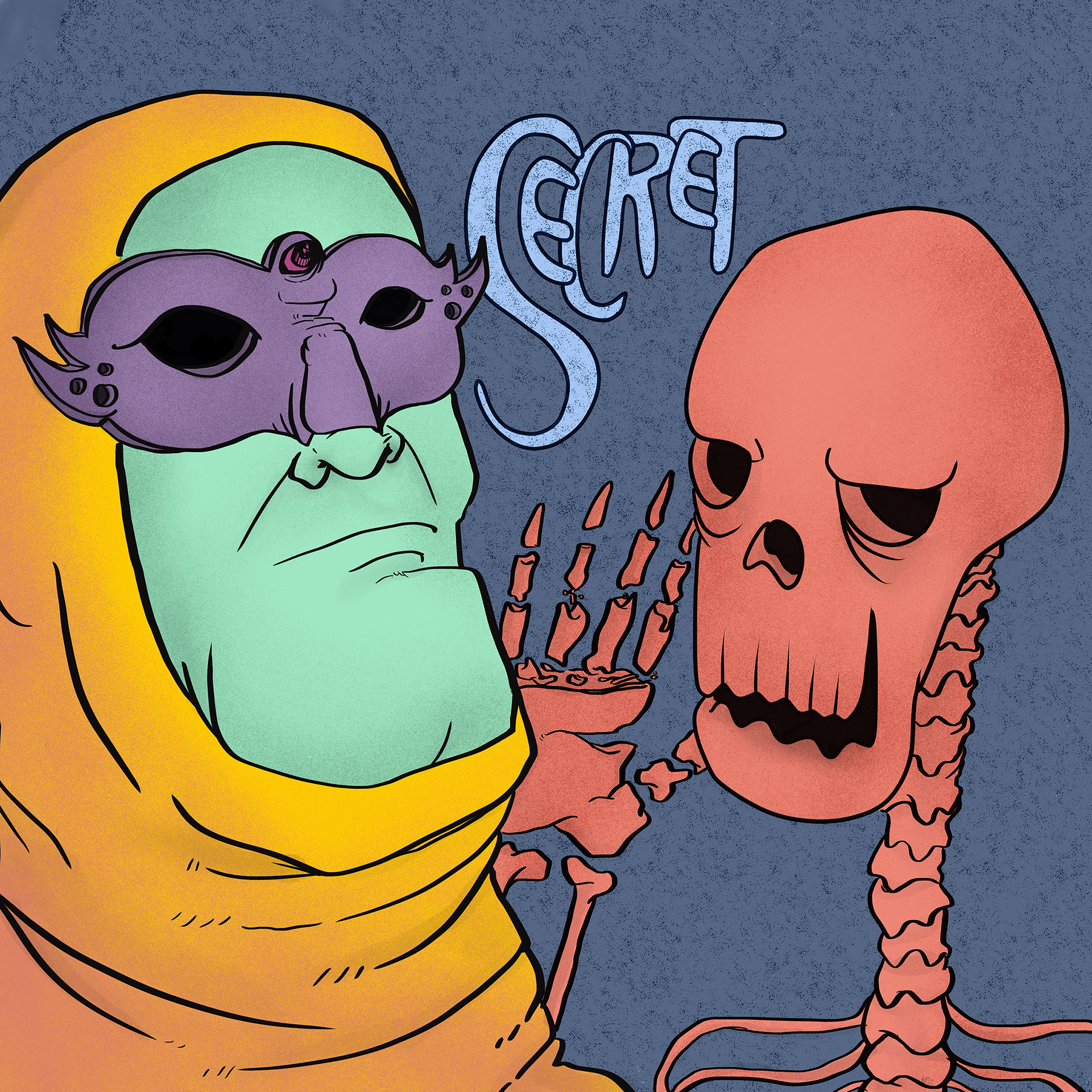 "Secret" illustration by Wesley Strickland