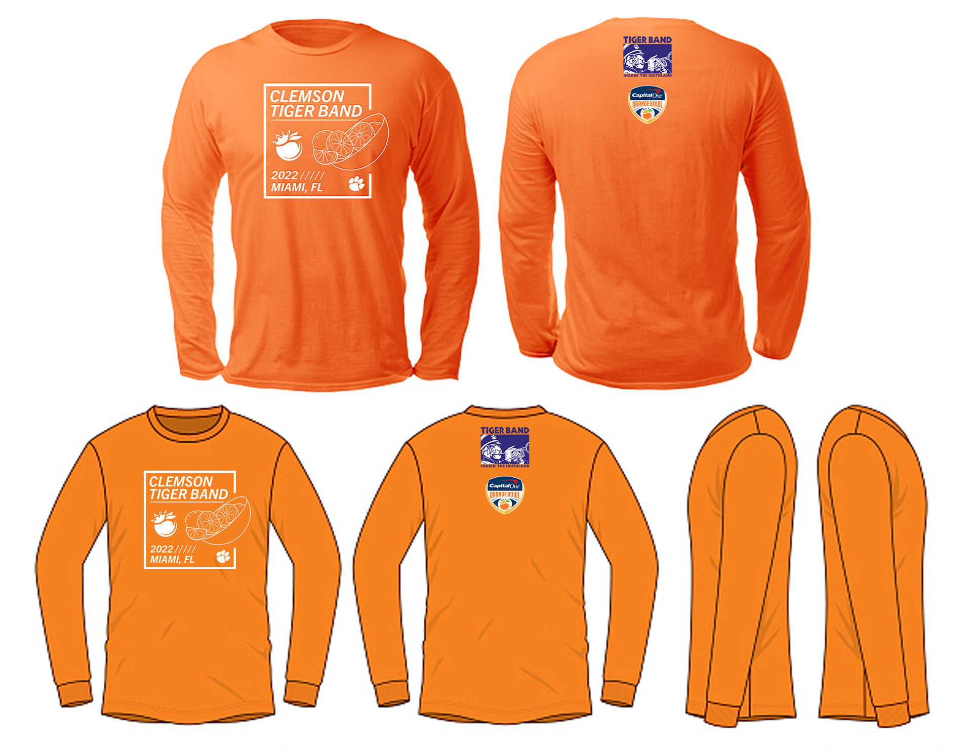 T-Shirt designed for Orange Bowl, December 2022