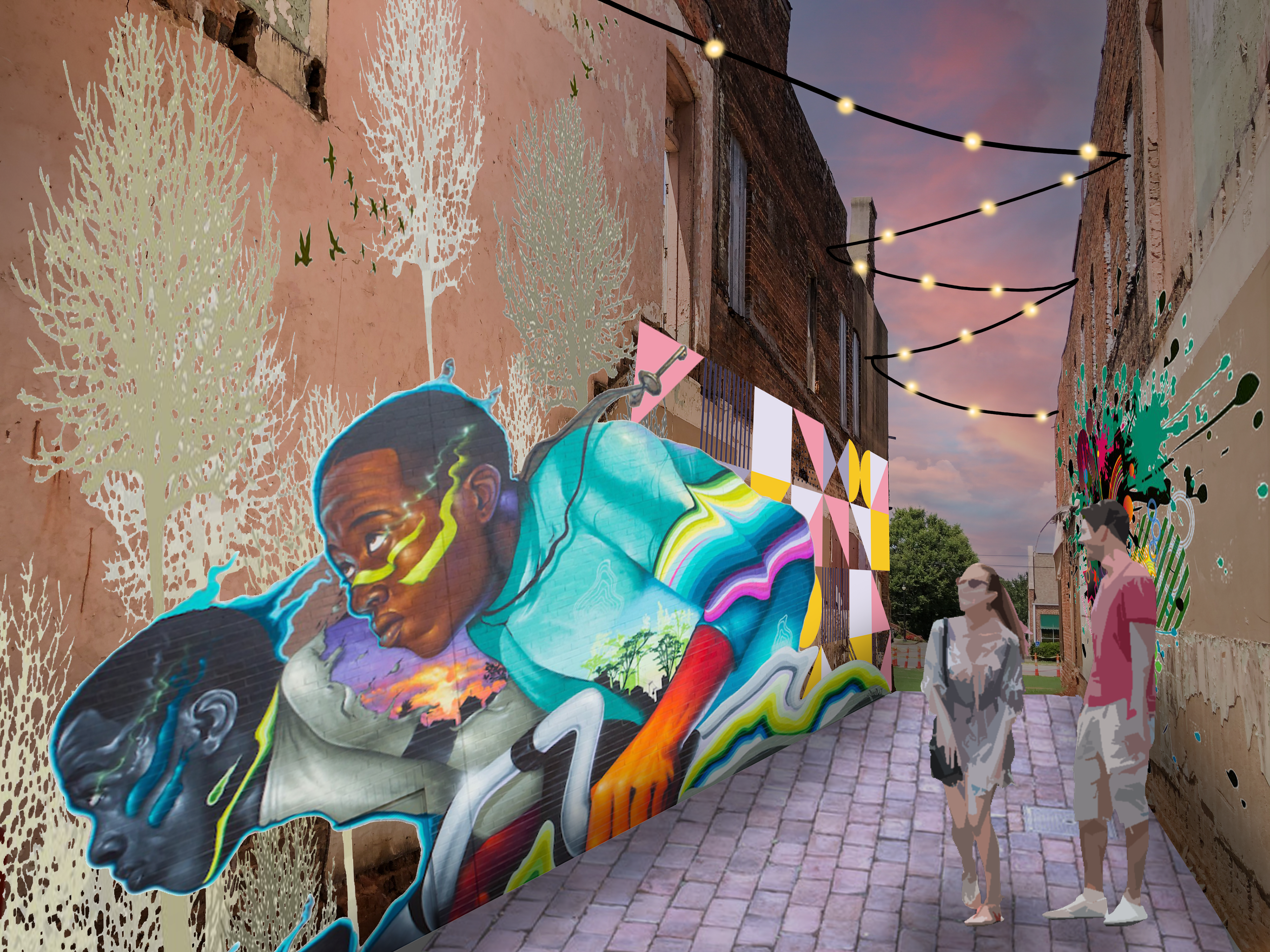 Final Graphic rendering for Senior Exit Studio, April 2022