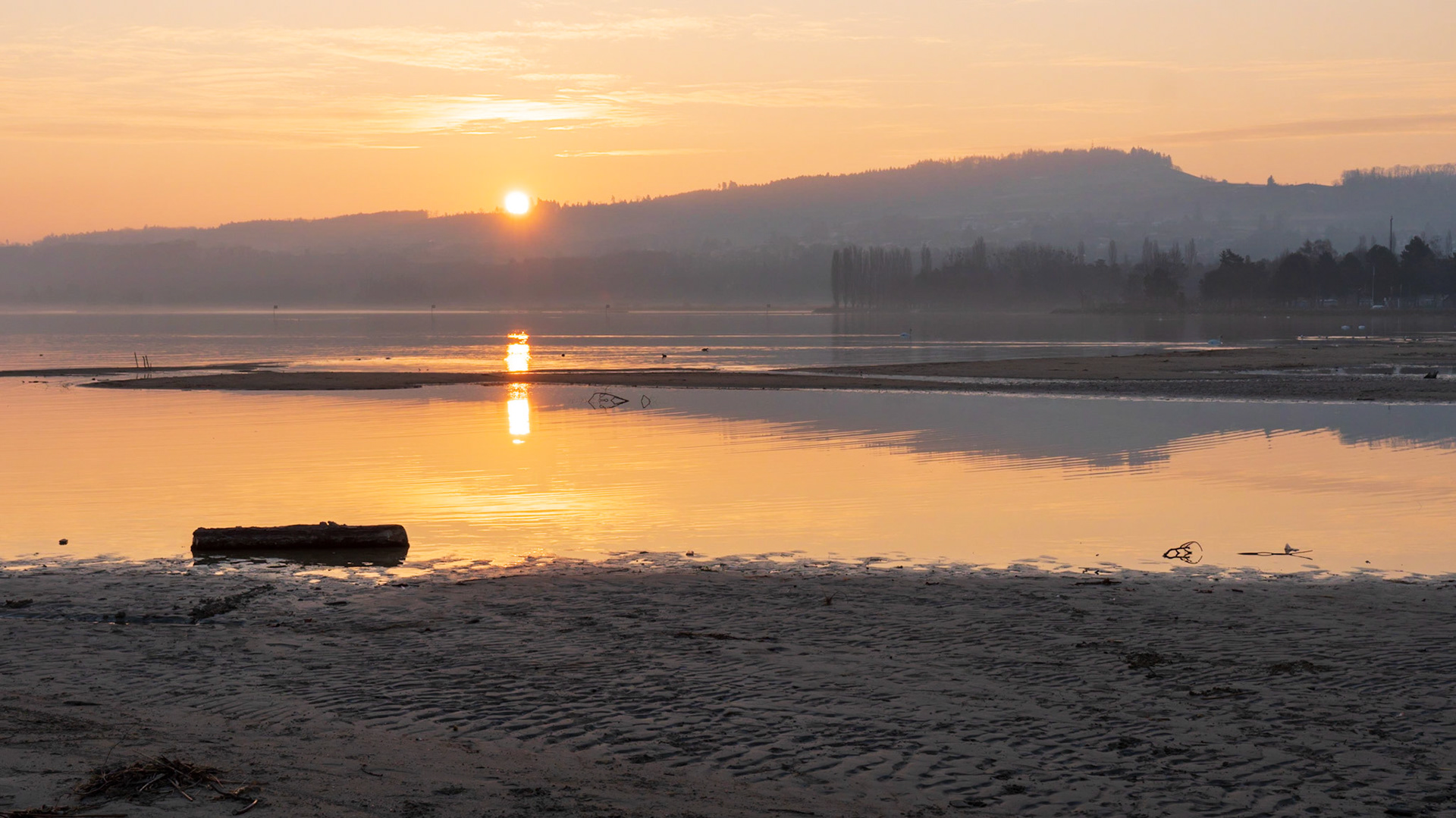 Lever de soleil à Yverdon I