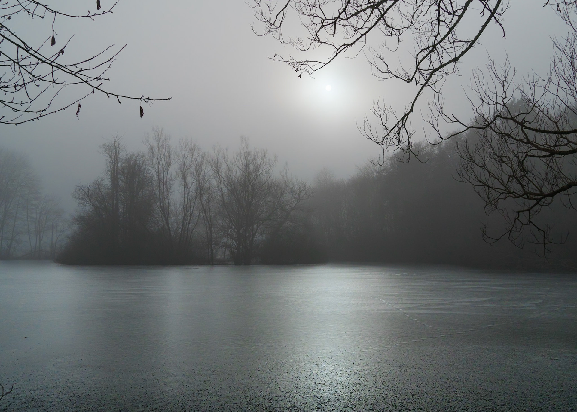 Brouillard sur le lac du Coffy I