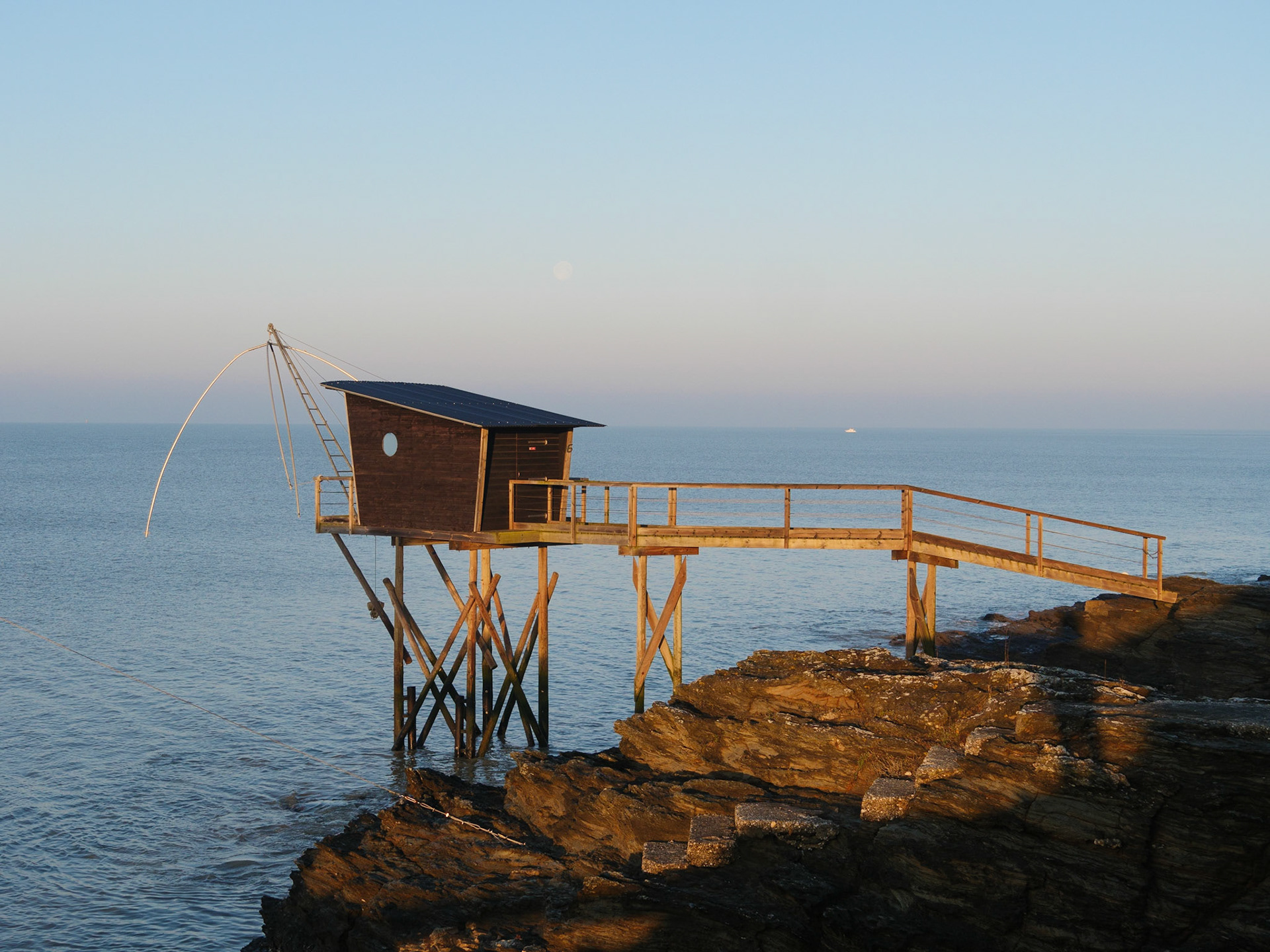 Les pieds dans l'eau