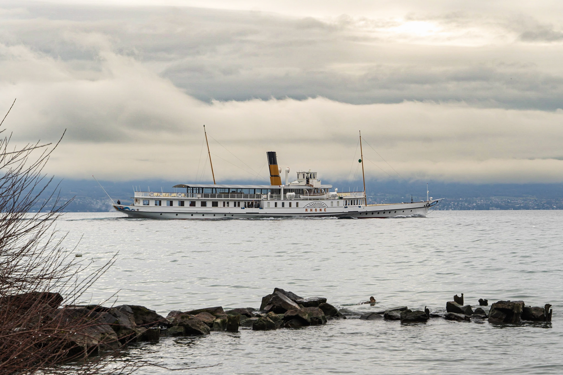 Première sorite du "Rhône"
