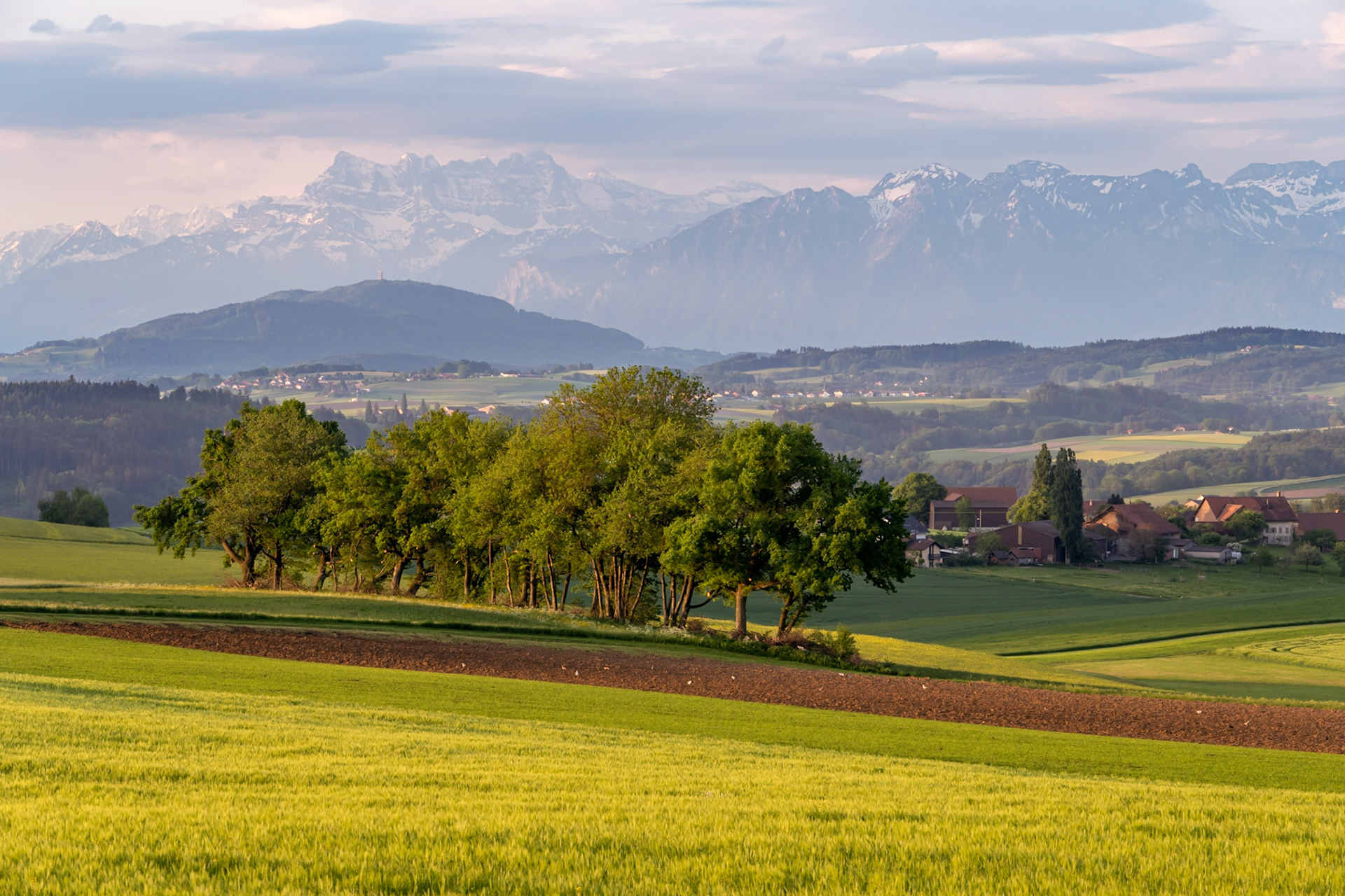Lever de soleil sur Martheranges