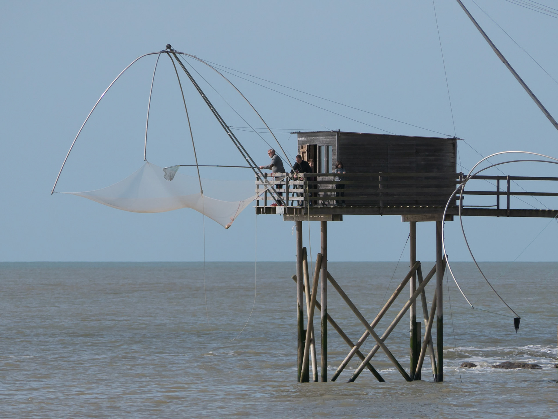 Remontée du carrelet